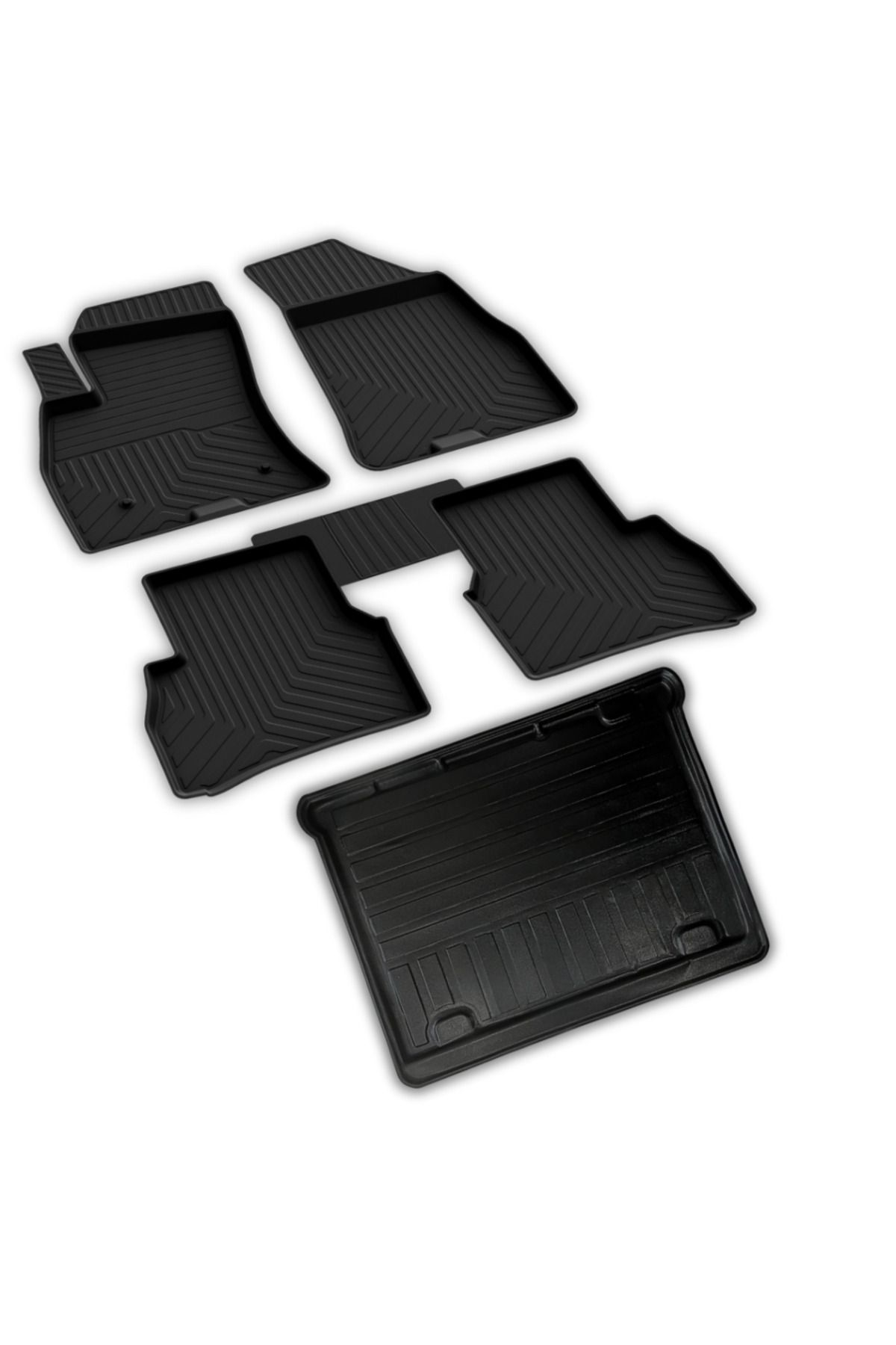 ferrous autoaccessories Fiat Doblo Easy Ferrous 4D Paspas ve 3D Bagaj Havuzu 2010 2019