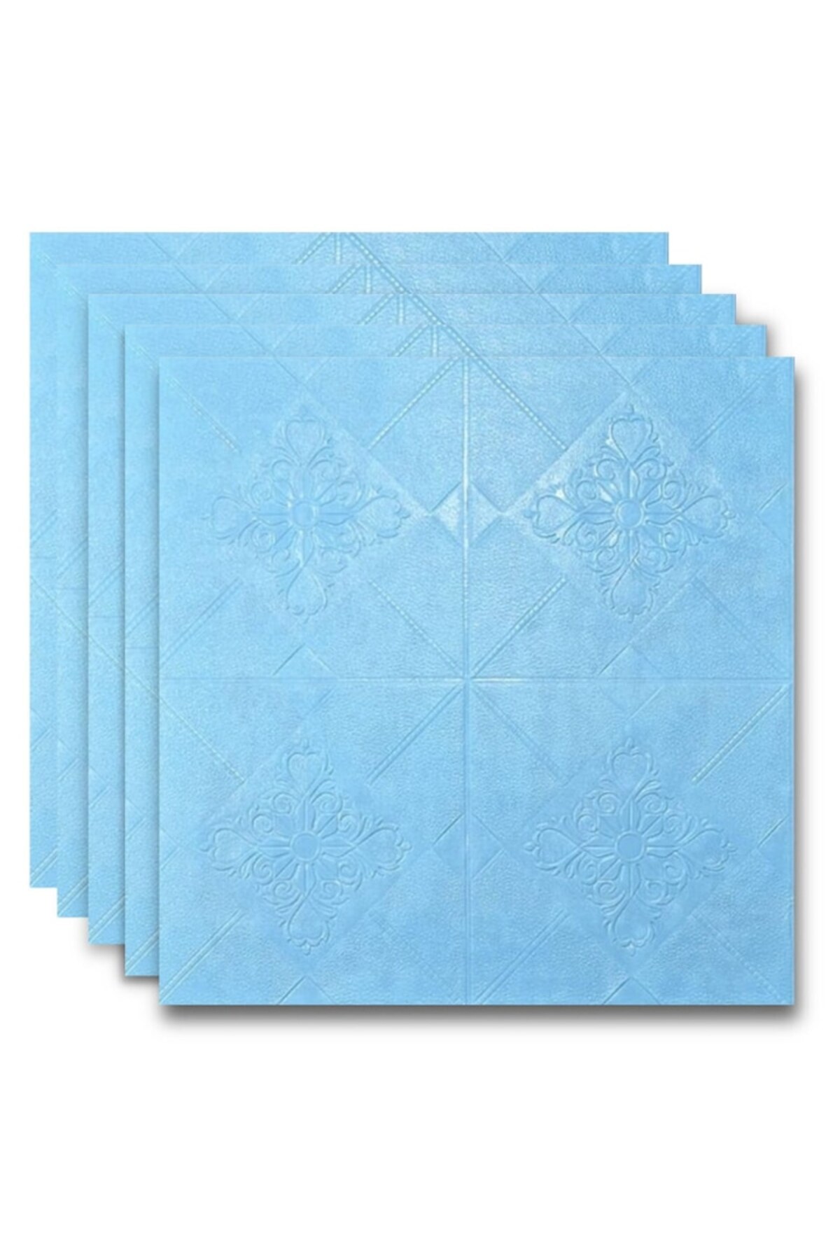 HOZRO-Set of 50 x HOZRO self-adhesive 3D wallpaper, brick imitation pattern, modern design, very easy to install, A 2