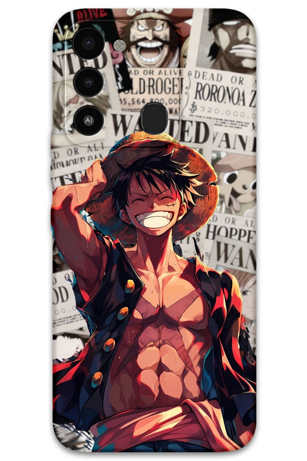 Gramaphone Tecno Spark 8c Uyumlu Anime Desenli Telefon Kılıfı + Ekran Koruyucu - 5754