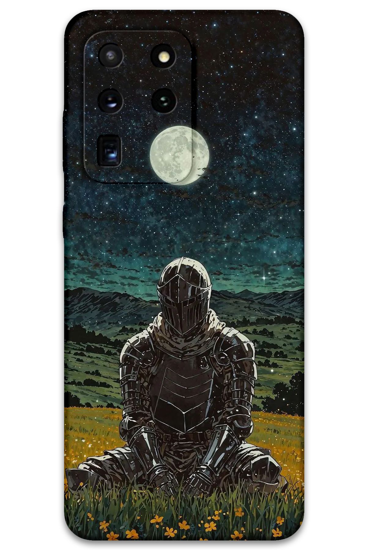 Gramaphone Galaxy S20 Ultra Uyumlu Retro Desenli Telefon Kılıfı + Ekran Koruyucu - 5844