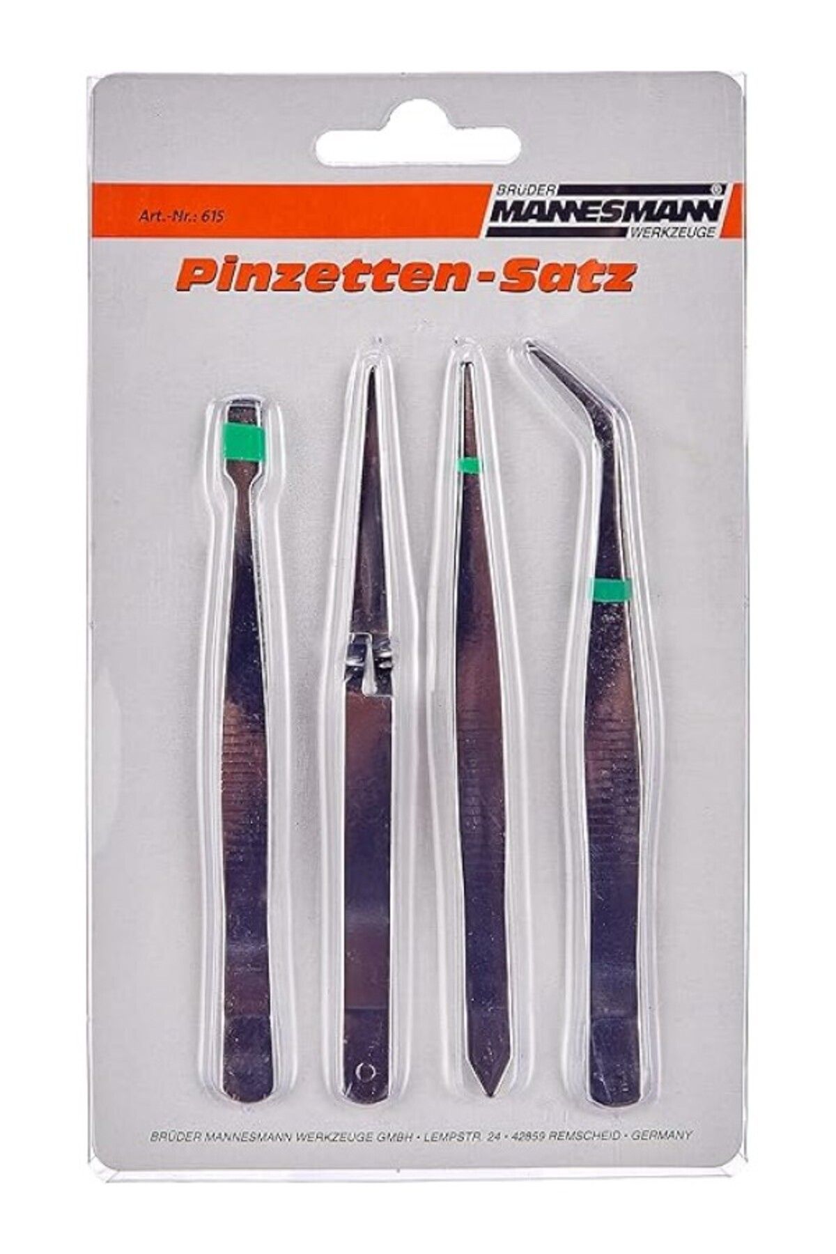 ShopZum Mannesmann M 615 Cımbız Seti, Paslanmaz Çelik, 4 Parça