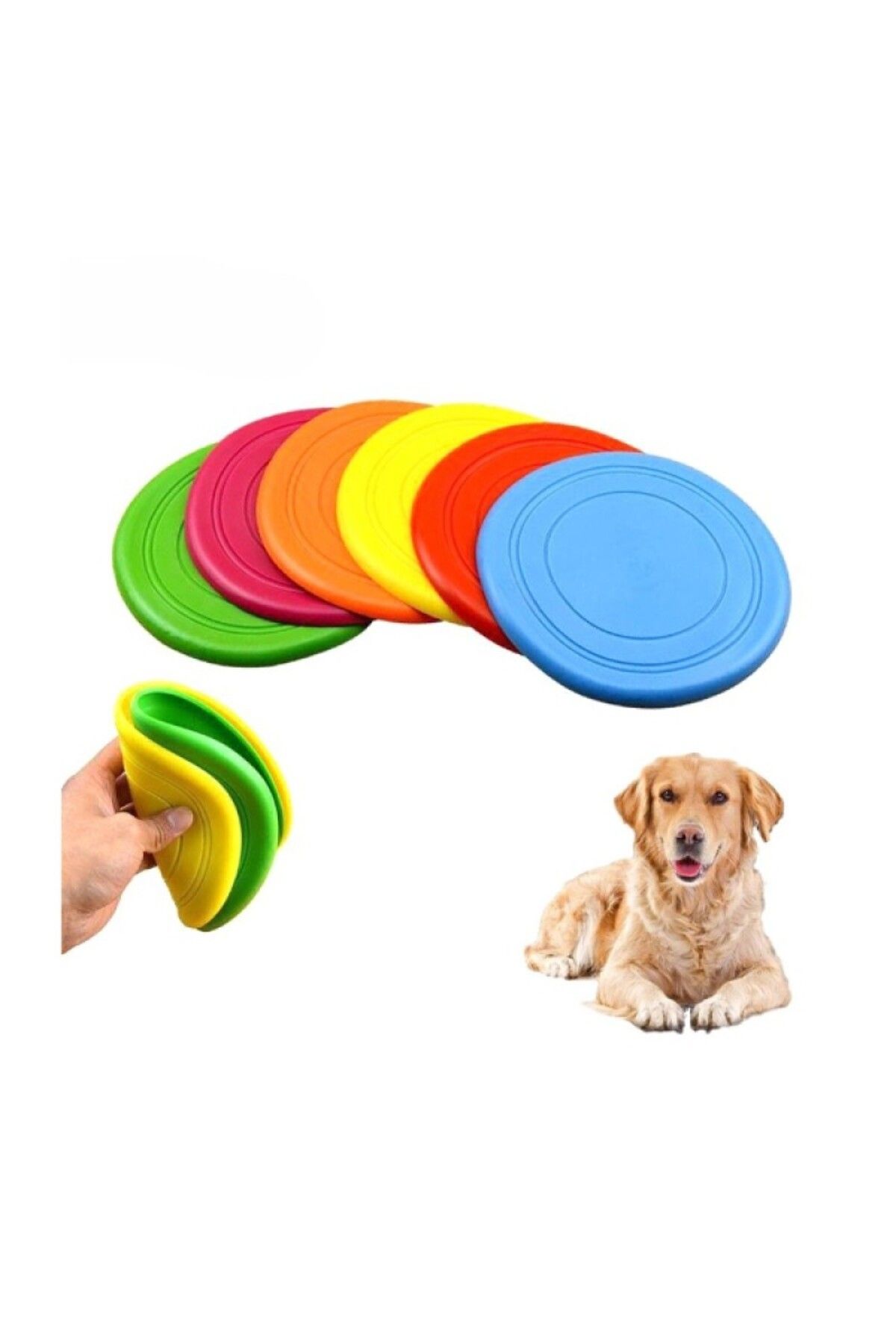 Kaplan Petshop Silikon Frizbi Köpek Oyuncağı