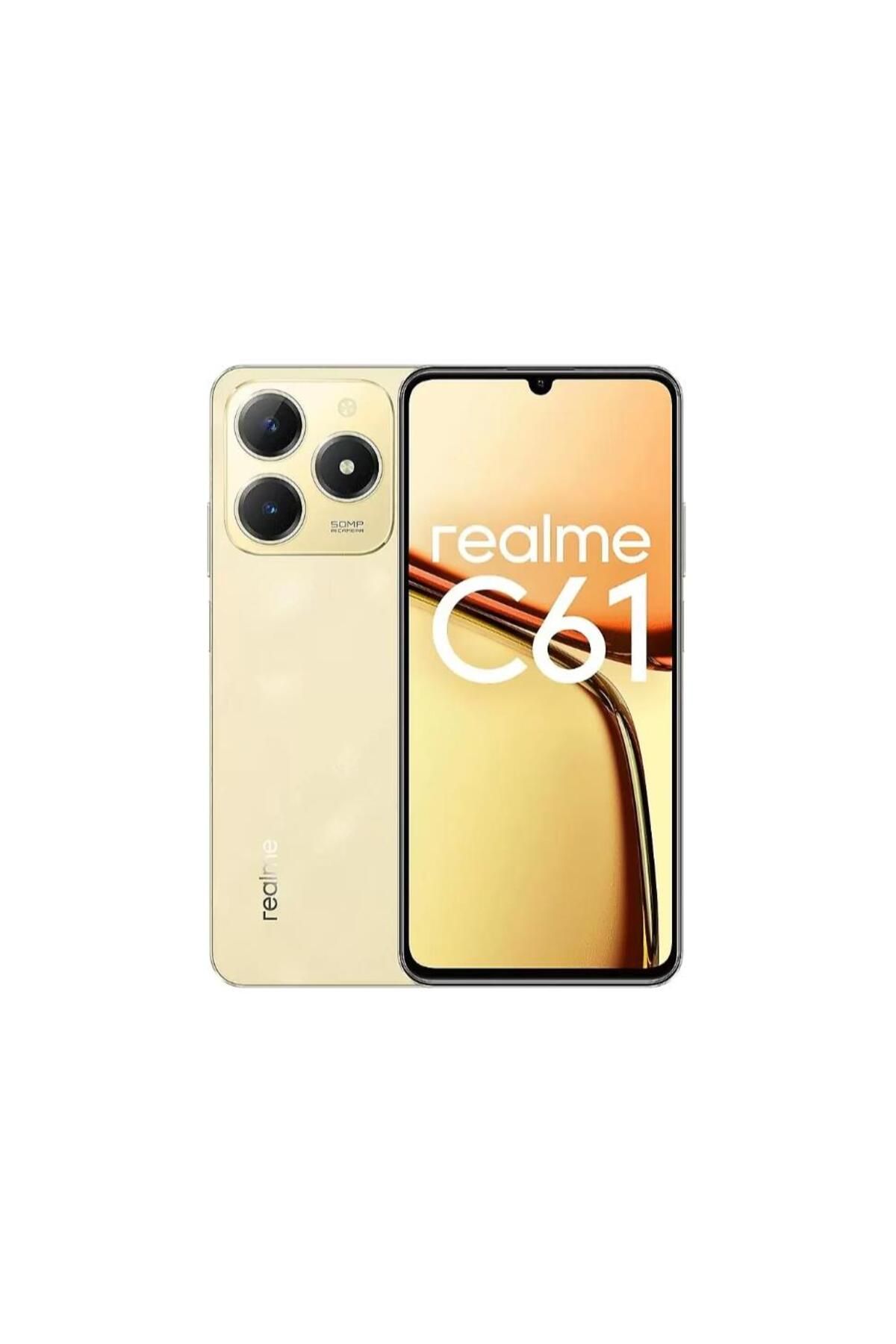 realme C61 6/128 GB Altın (Outlet) (1 Yıl Garantili)