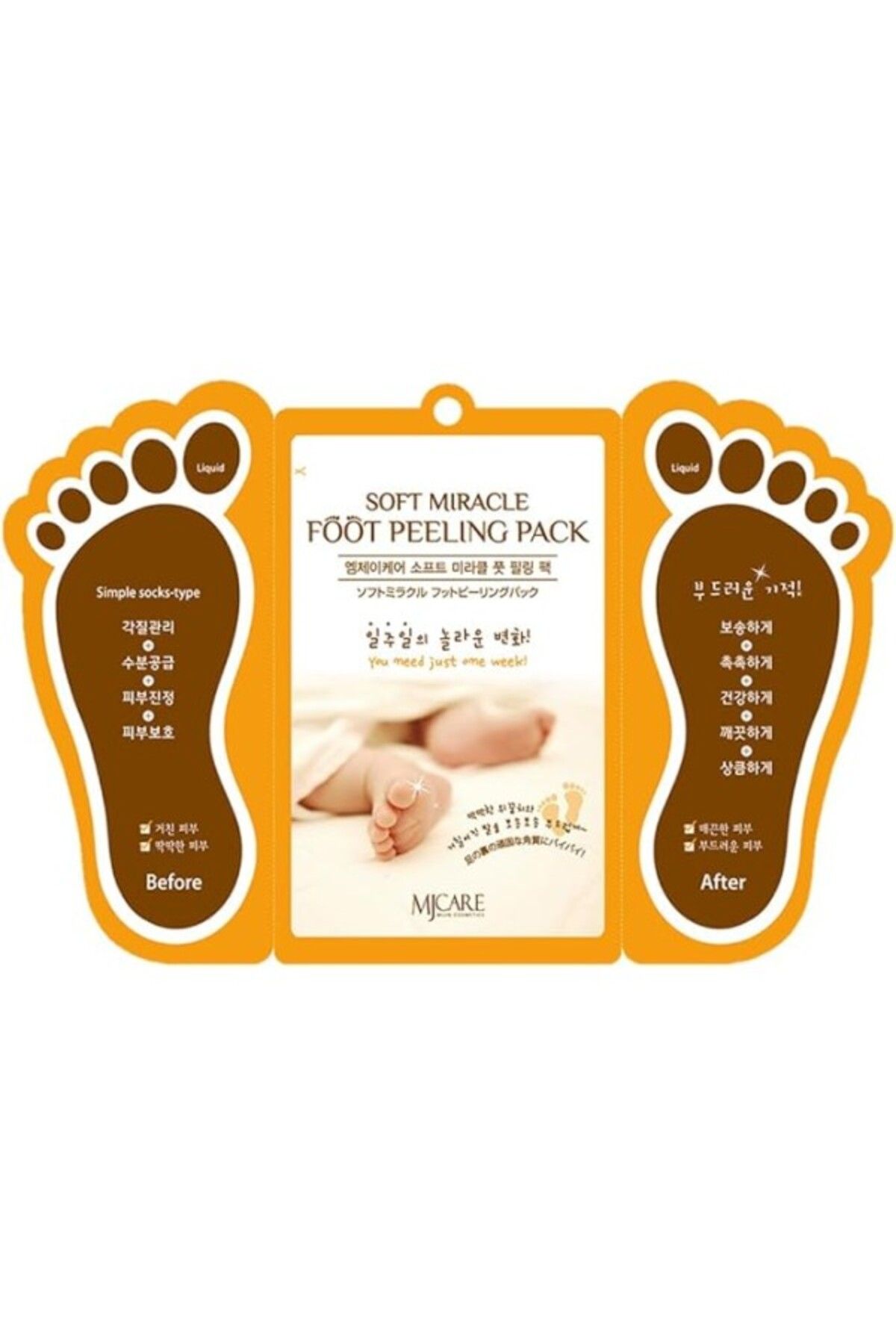 ShopZum Mjcare Mijin Cosmetics Miracle Foot Peeling Pack - Çorap Tipi Ayak Peeling Maskesi