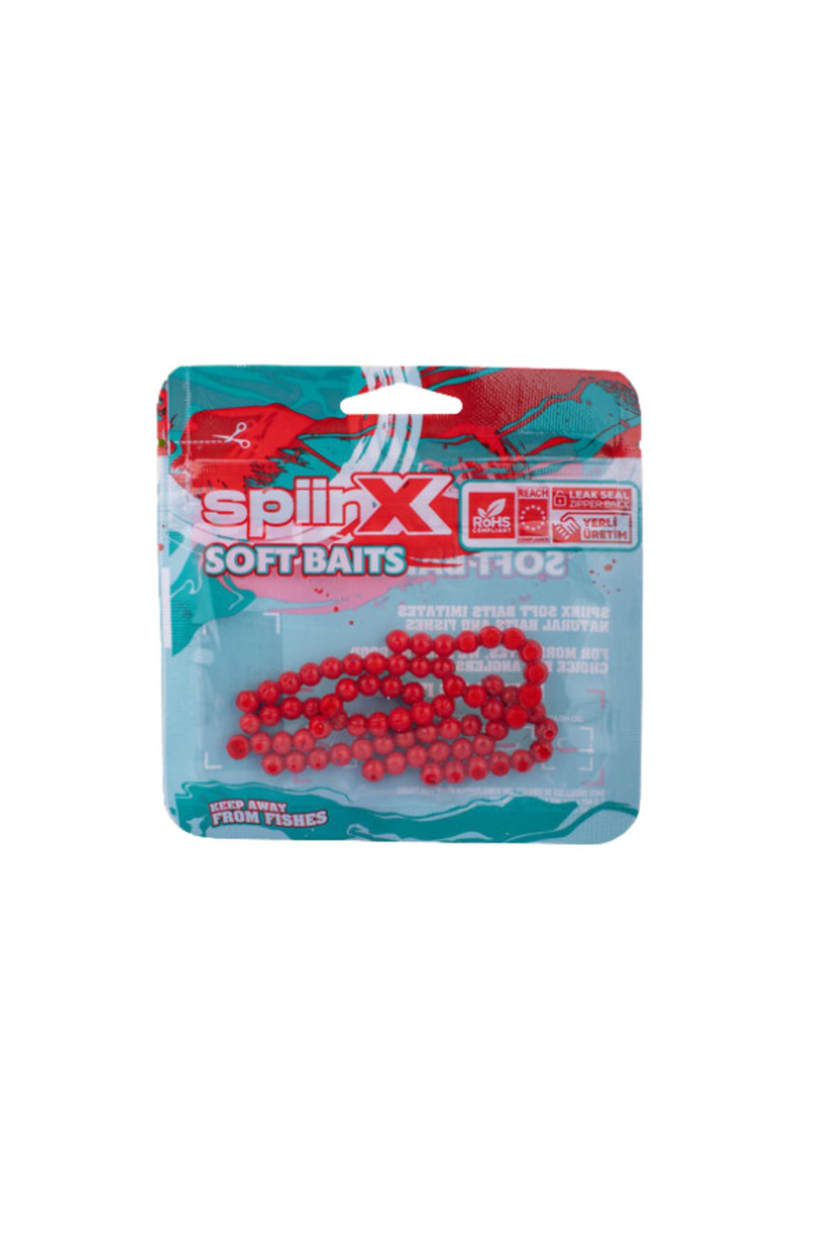 SpiinX BALIK YUMURTASI 6MM 70P HOT RED
