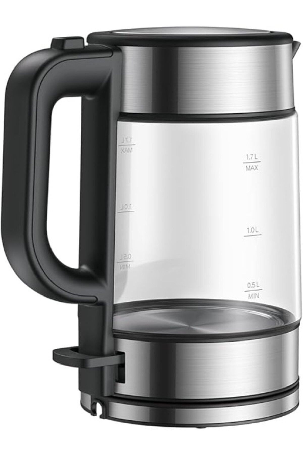ShopZum Electric Glass Kettle Black