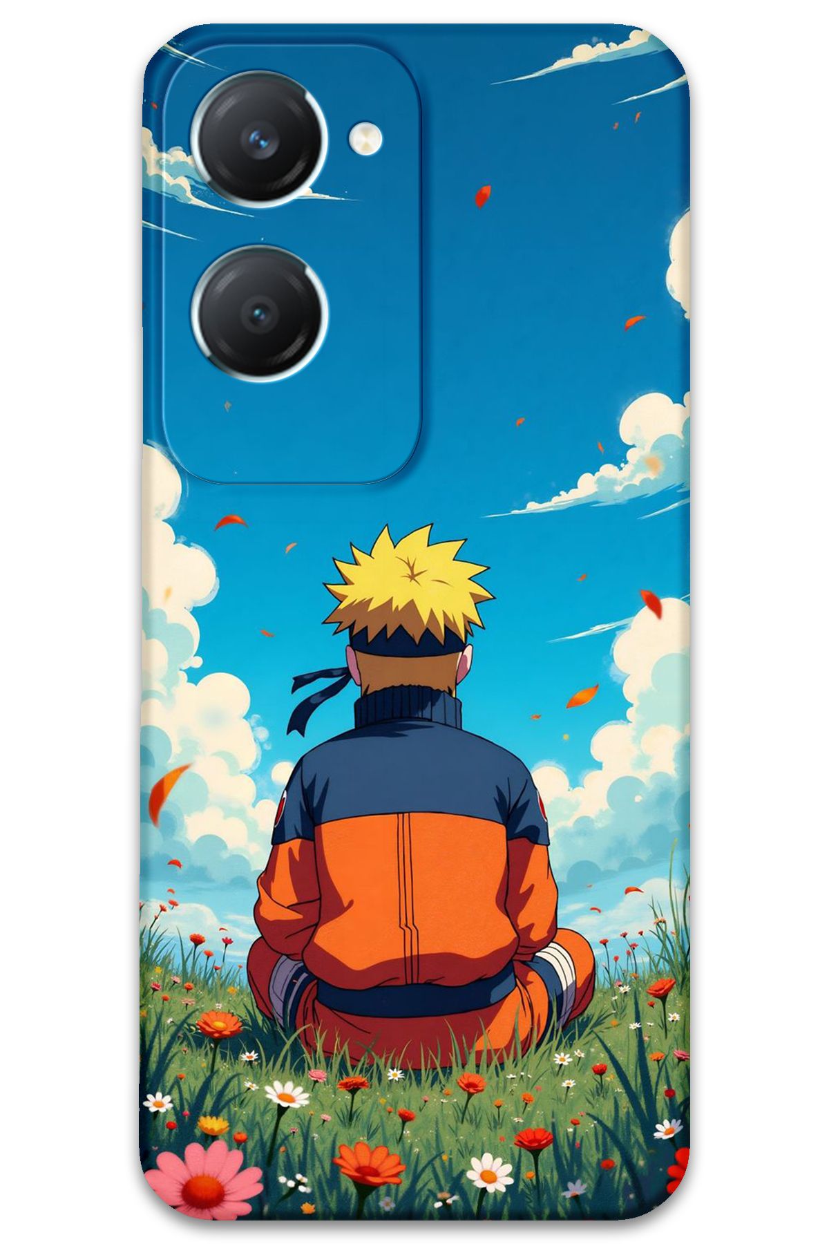 Gramaphone Vivo Y18 Uyumlu Anime Desenli Telefon Kılıfı + Ekran Koruyucu - 5747
