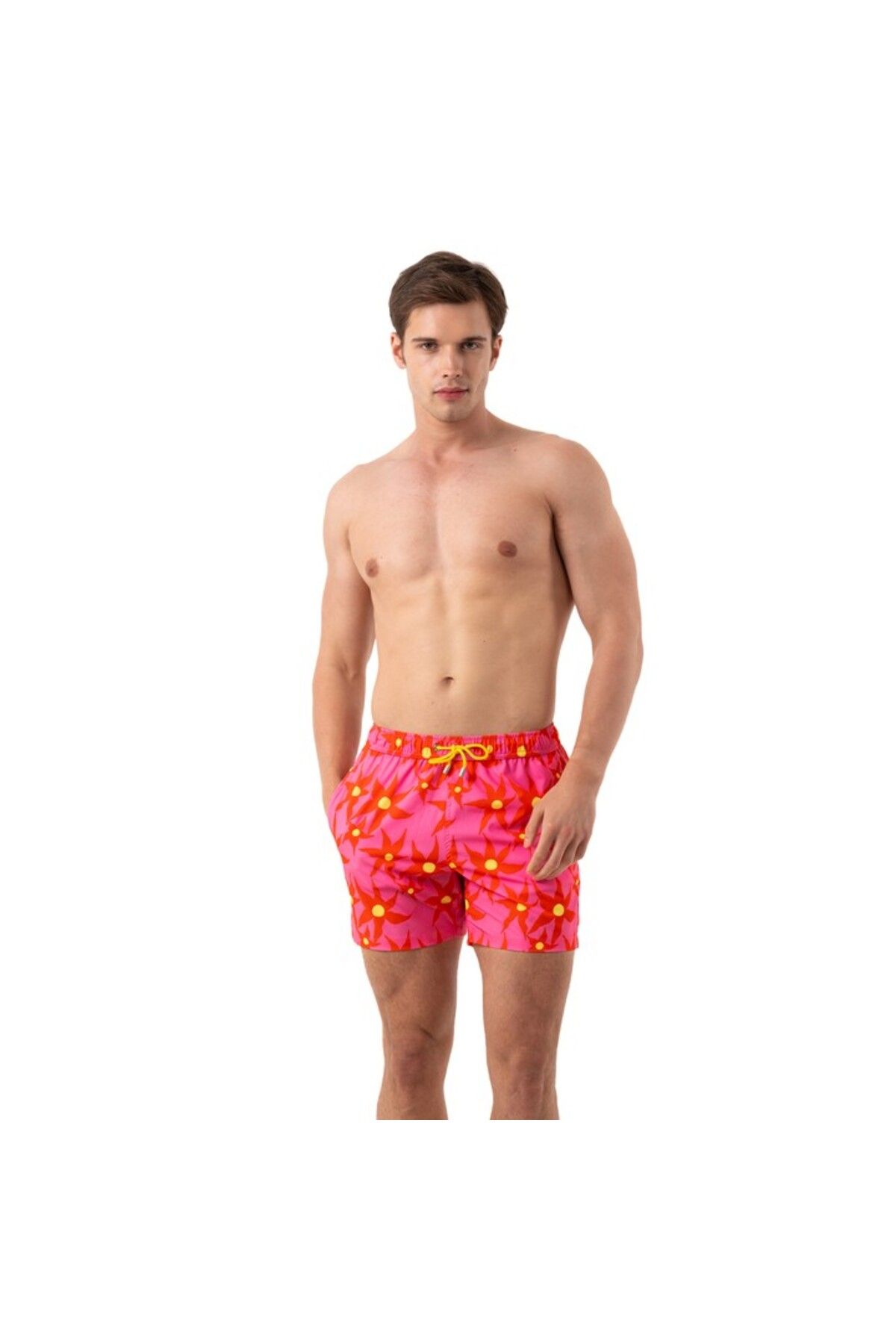 POG'S Floral Blaze Stretch Deniz Şortu