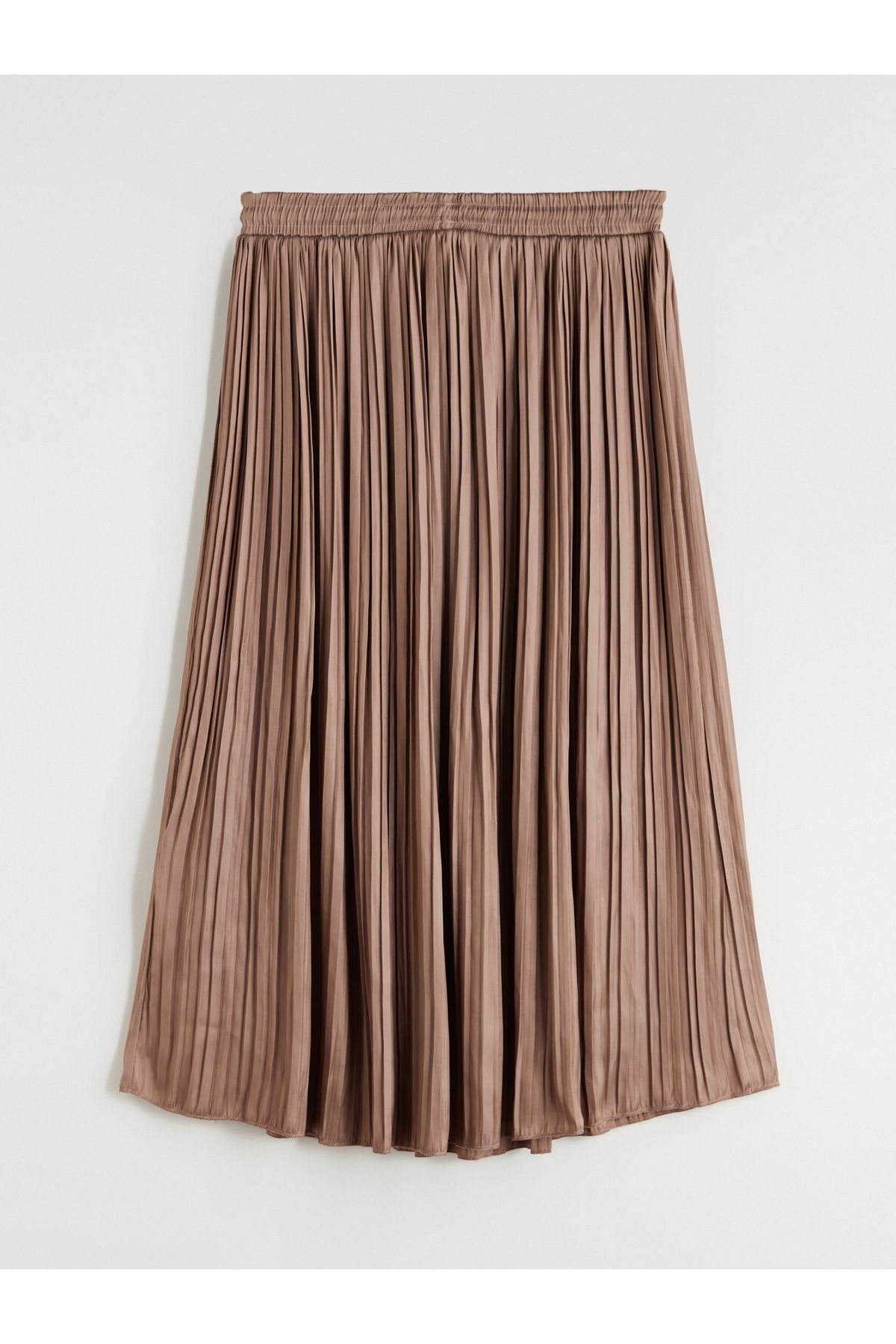 LC Waikiki-Satin Pleated Skirt with Elastic Waist 6