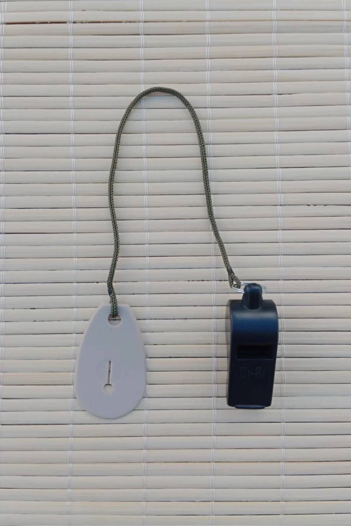 İZMİR ASKERİ MALZEME Kahverengi Derili ipli Plastik Deprem icin Duduk