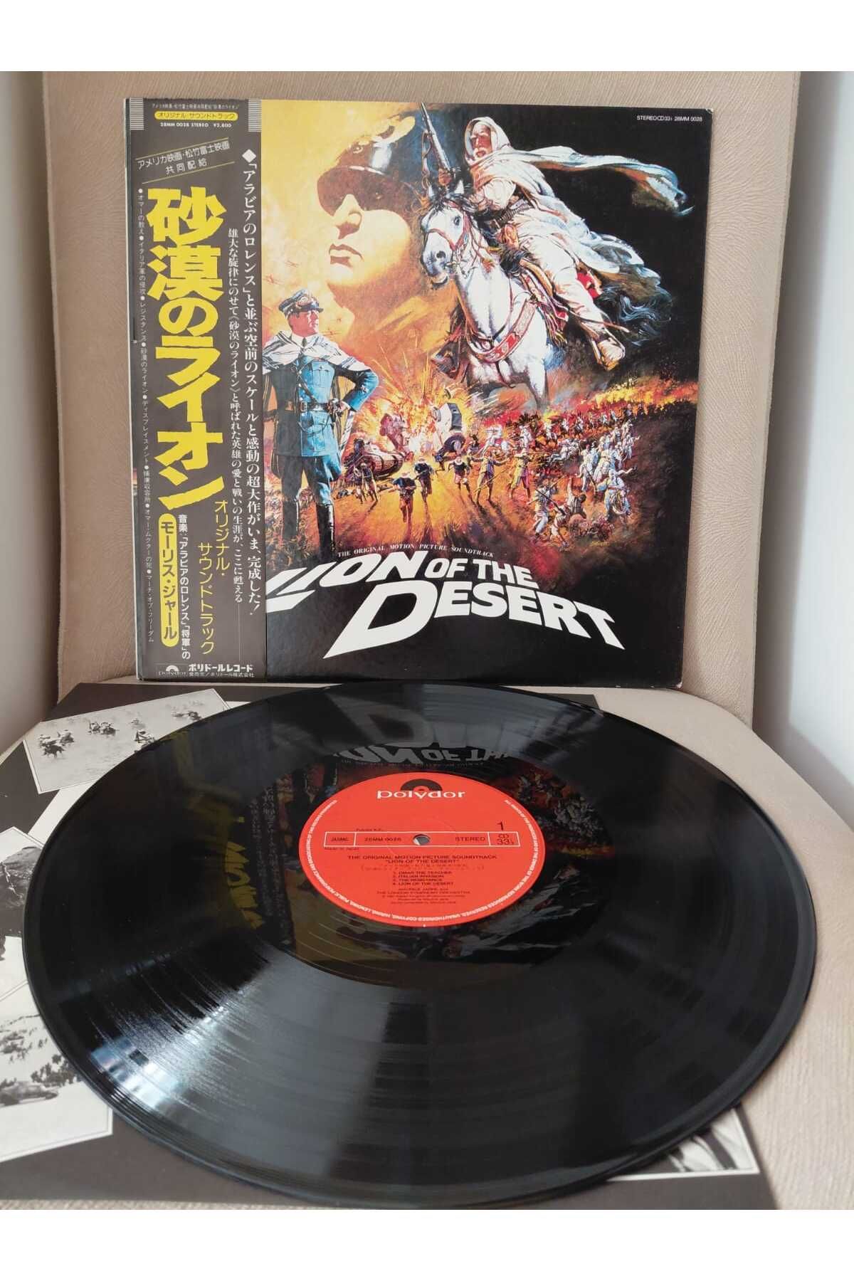 Plakperest LION OF THE DESERT / Çöl Aslanı - JARRE (Soundtrack) - 1981 Japonya Basım LP Plak-Obi’li-2.el