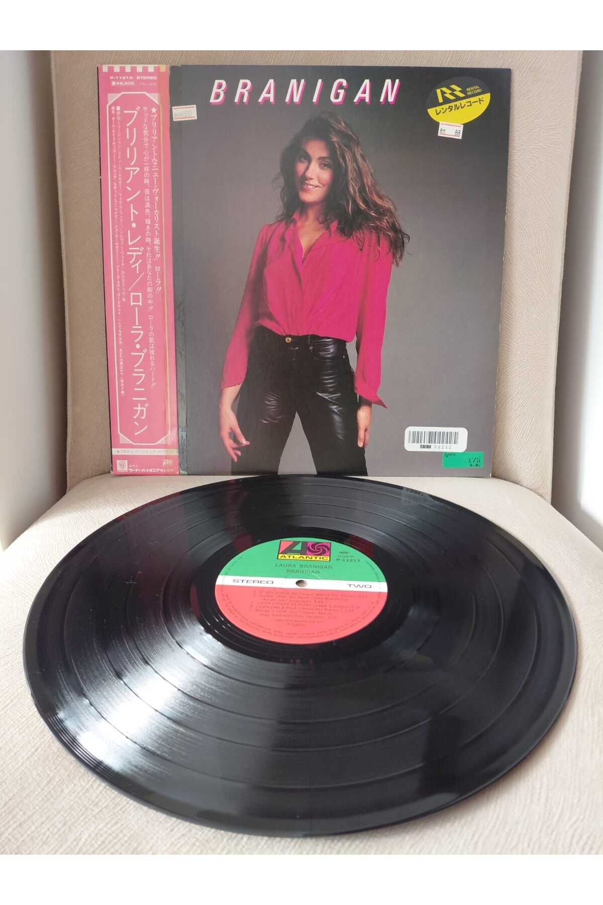 Plakperest Laura Branigan - Branigan - 1982 Japonya Basım LP Plak Albüm - Obi’li -2.el