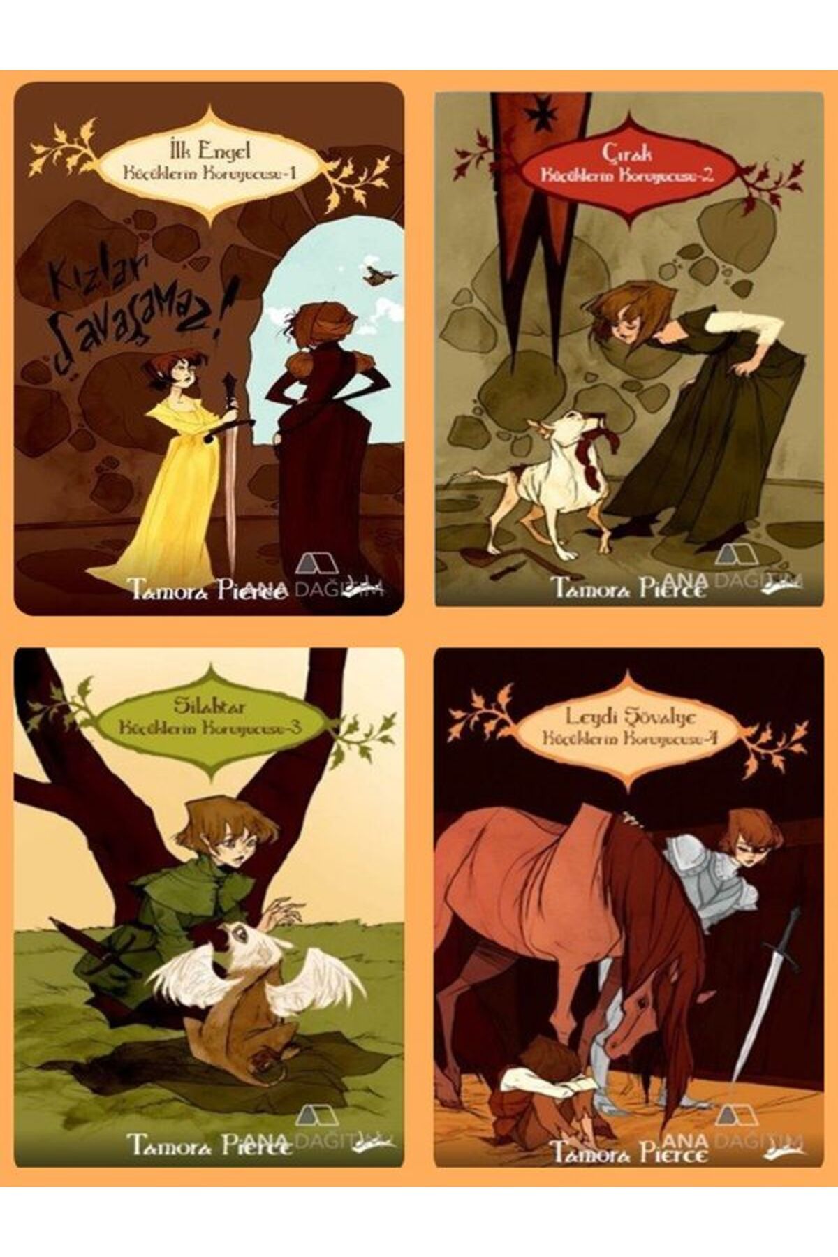 Rakun Kitap Küçüklerin Koruyucusu Serisi ( 4 Kitap ) / Tamora Pierce