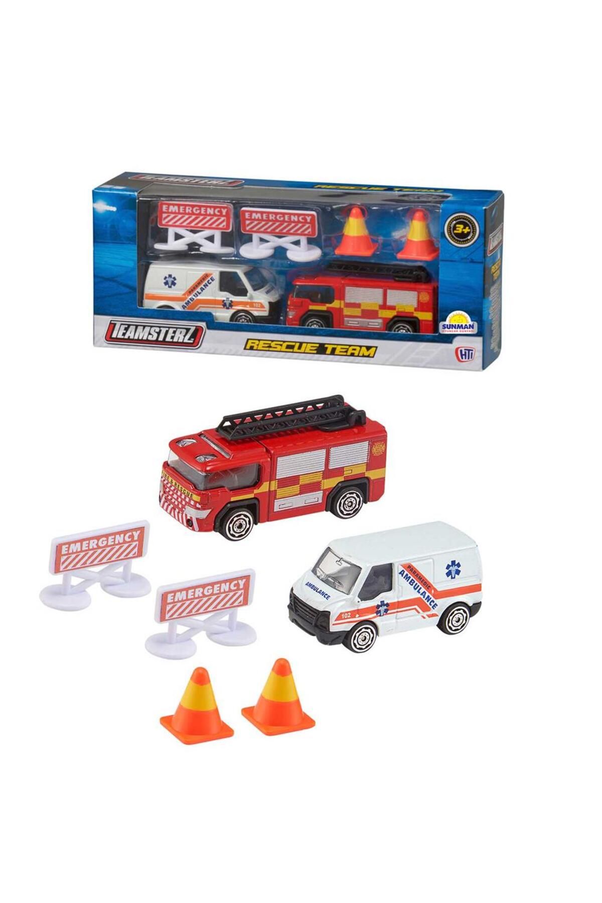 Sunman Teamsterz Aksesuarlı Kurtarma Aracı Seti