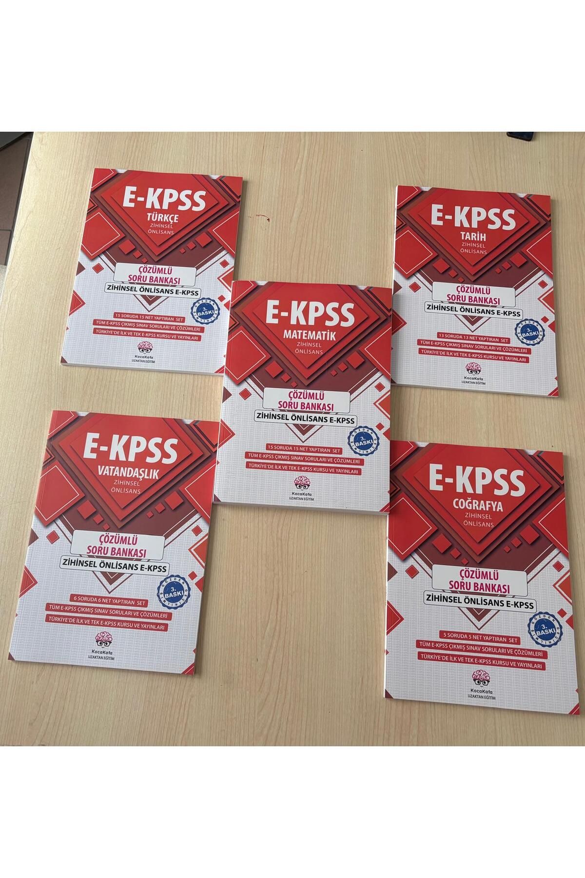 Kocakafa Yayınları KOCAKAFA EKPSS ZİHİNSEL ÖNLİSANS ÇÖZÜMLÜ SORU BANKASI 5'Lİ SET