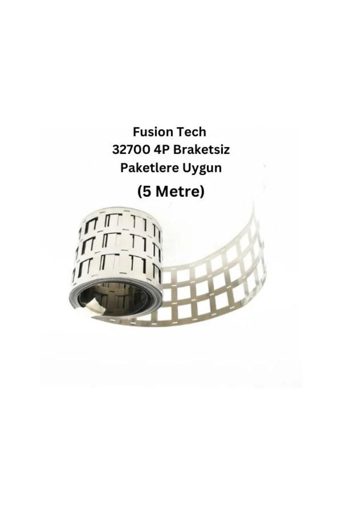 Fusion Tech 4P Nikel Kaplama 32700 Pil Punta Şeridi – 5 Metre, 0.15mm Kalınlık – Braketsiz