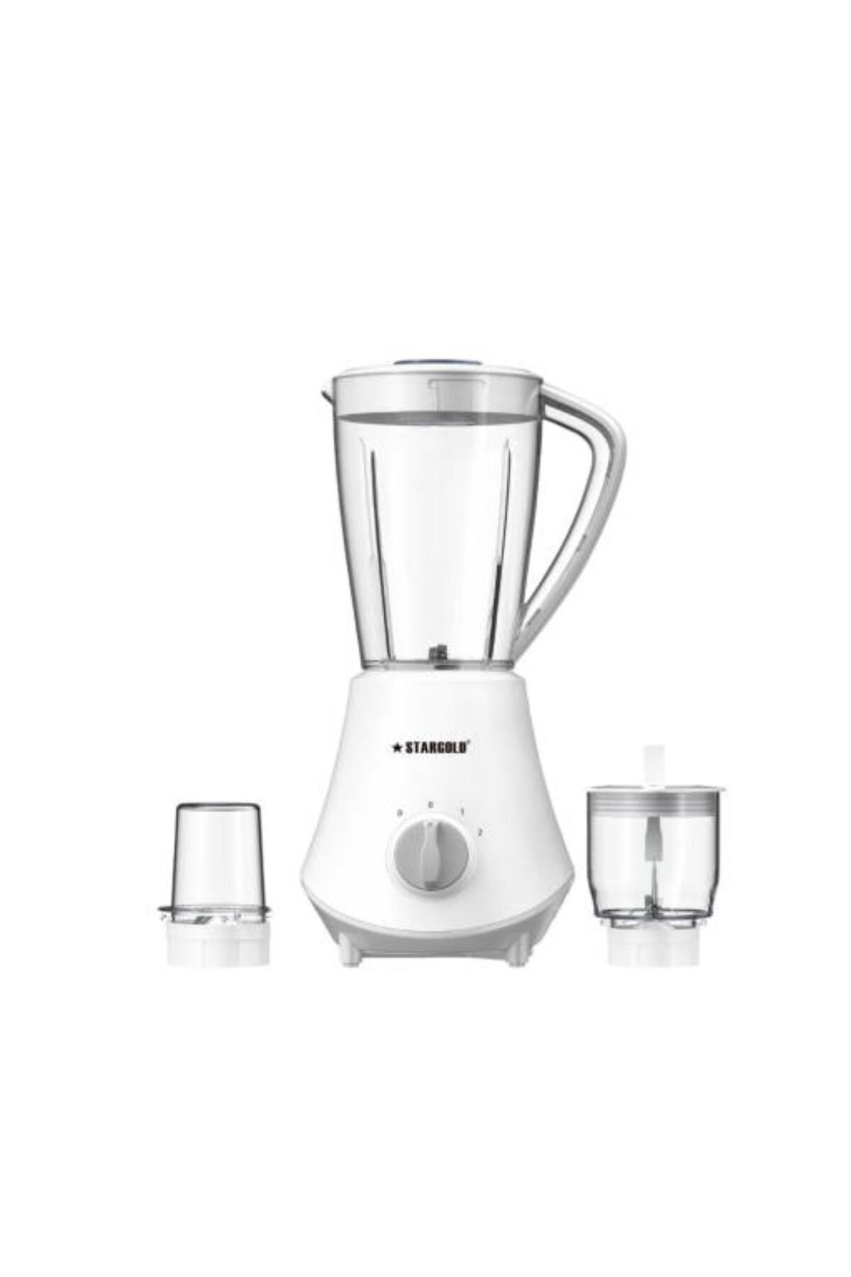 Generic-STARGOLD 3-in-1 Blender 600W, 1.5L Jar with Juicer, Grinder, Chopper & Pulse Control Function 1