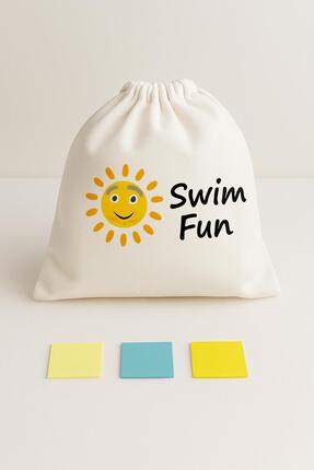 swim & fun Çocuk yüzme kolluğunun sırt Çantası ve Tamir Kiti /kolluksuz sadec...