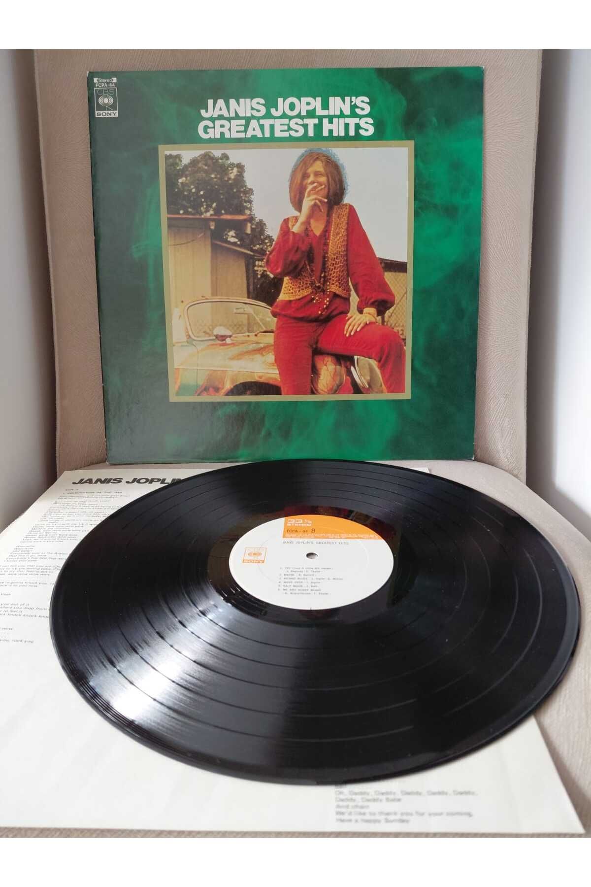 Plakperest Janis Joplin – Janis Joplin’s Greatest Hits - 1977 Japonya Basım LP Plak-2.El