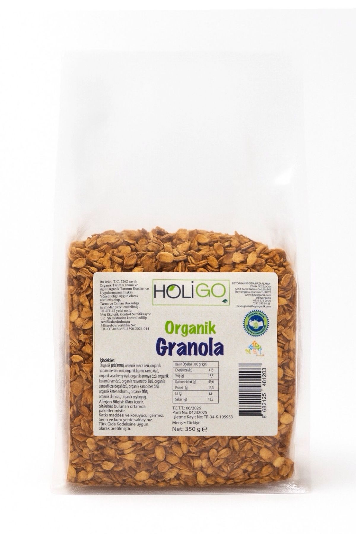 HOLİGO Organik Granola 350gr