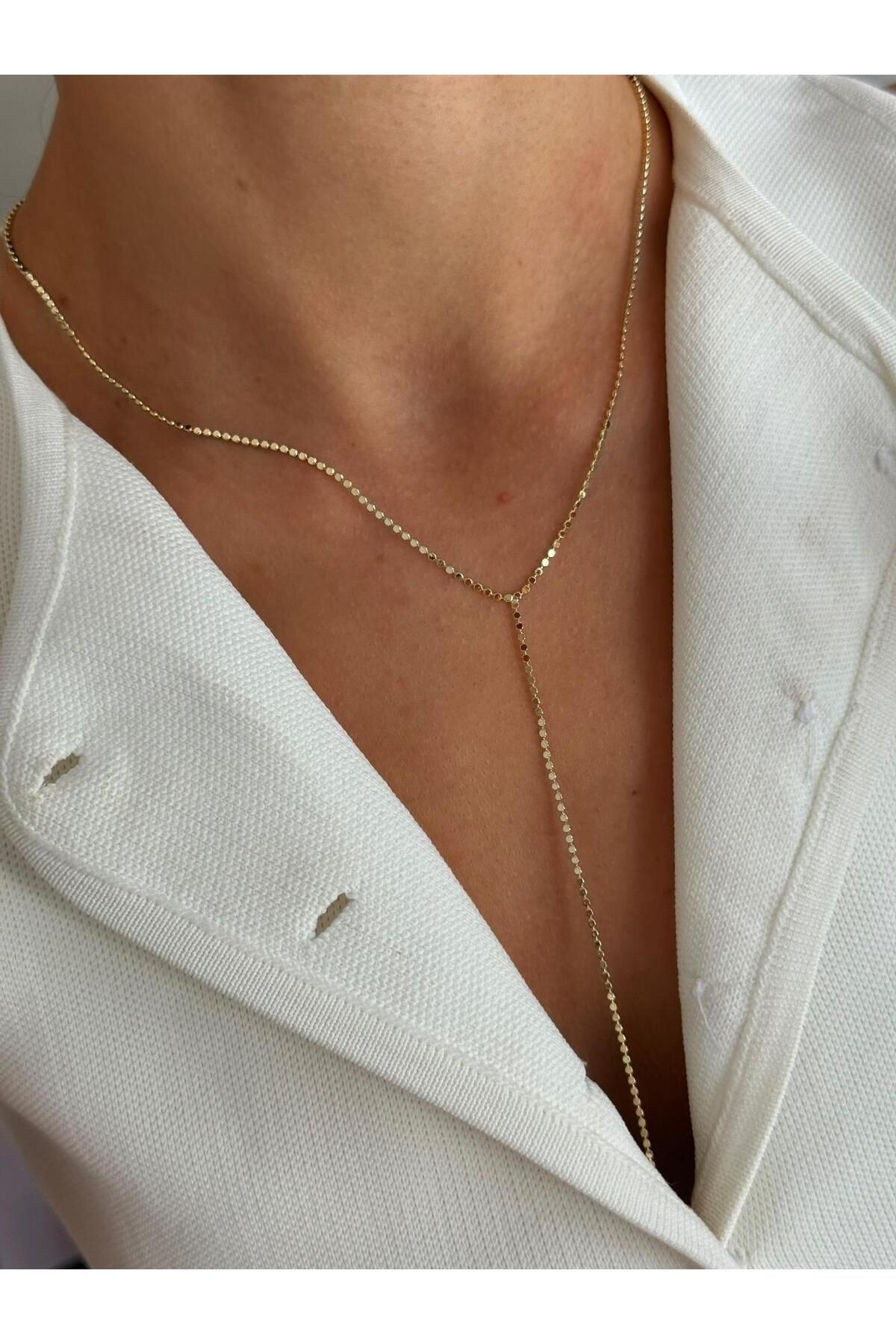 ayoljewelry 14 Ayar Altın Kaplama Kolye