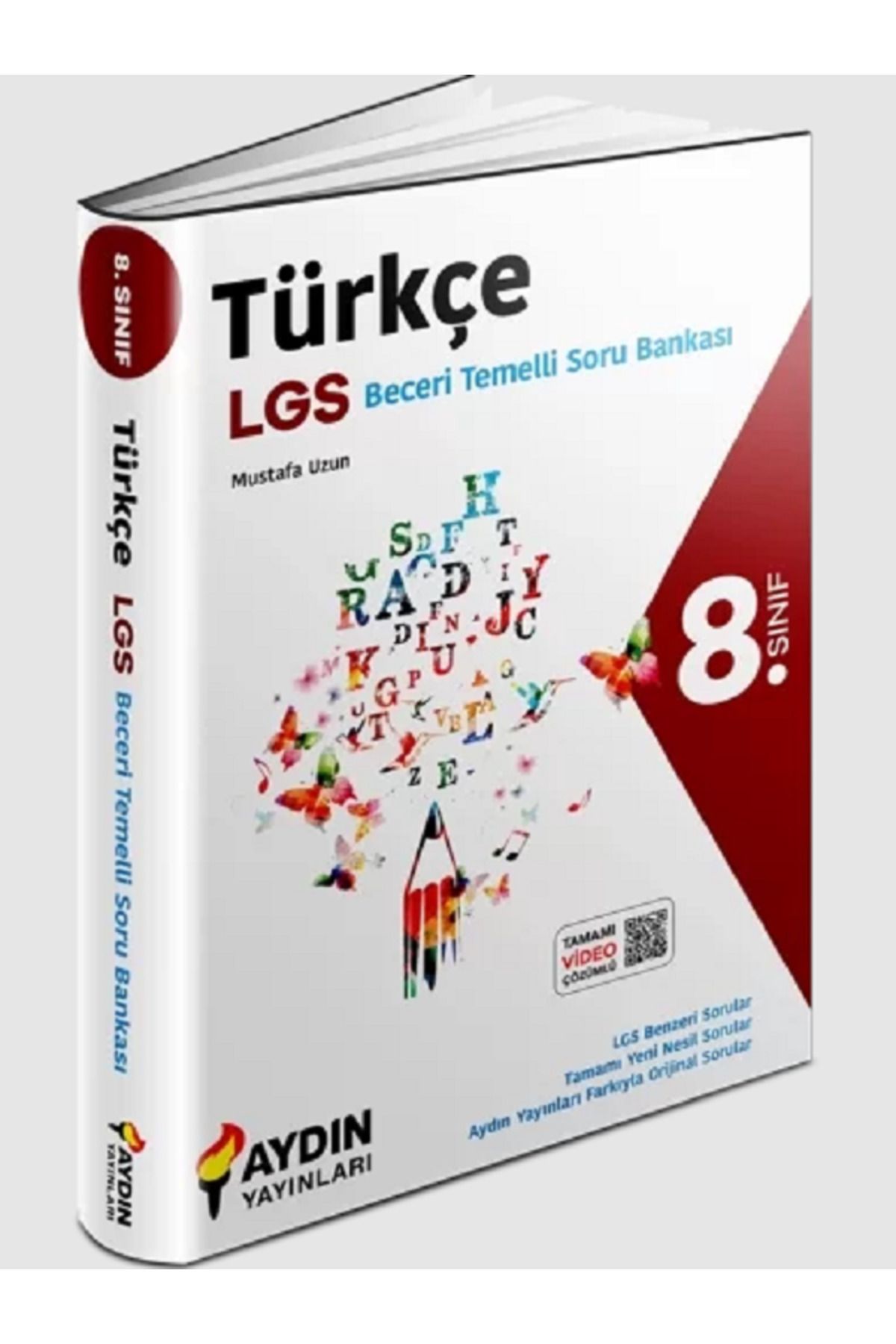 Evrensel İletişim Yayınları 8.Sınıf LGS Aydın Yay. TÜRKÇE Beceri Temelli Soru Bankası / Tamamı Video Çözümlü