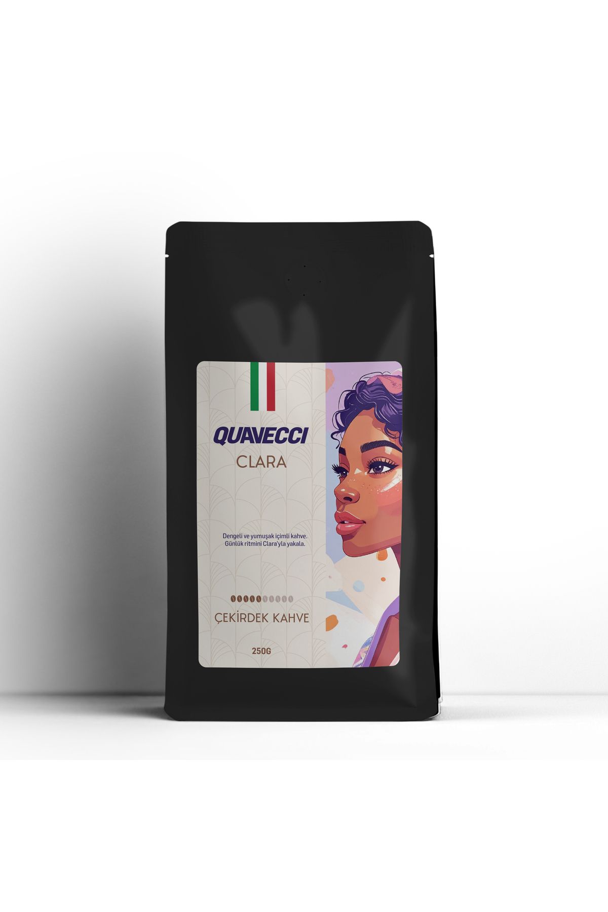 Quavecci Lungo Clara Single Origin Çekirdek Kahve 250 gr