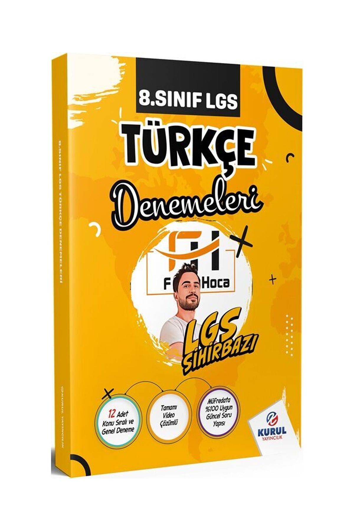 Kurul Yayıncılık KURUL - LGS SİHİRBAZI 8.SINIF TÜRKÇE DENEMELERİ 2025
