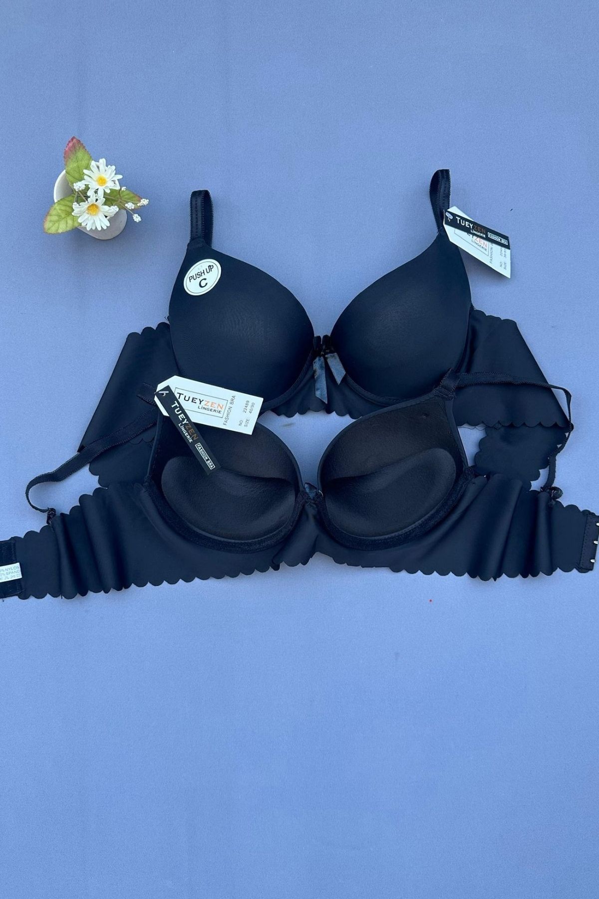 secretlace Kadın Push Up Lazer Kesim Sütyen