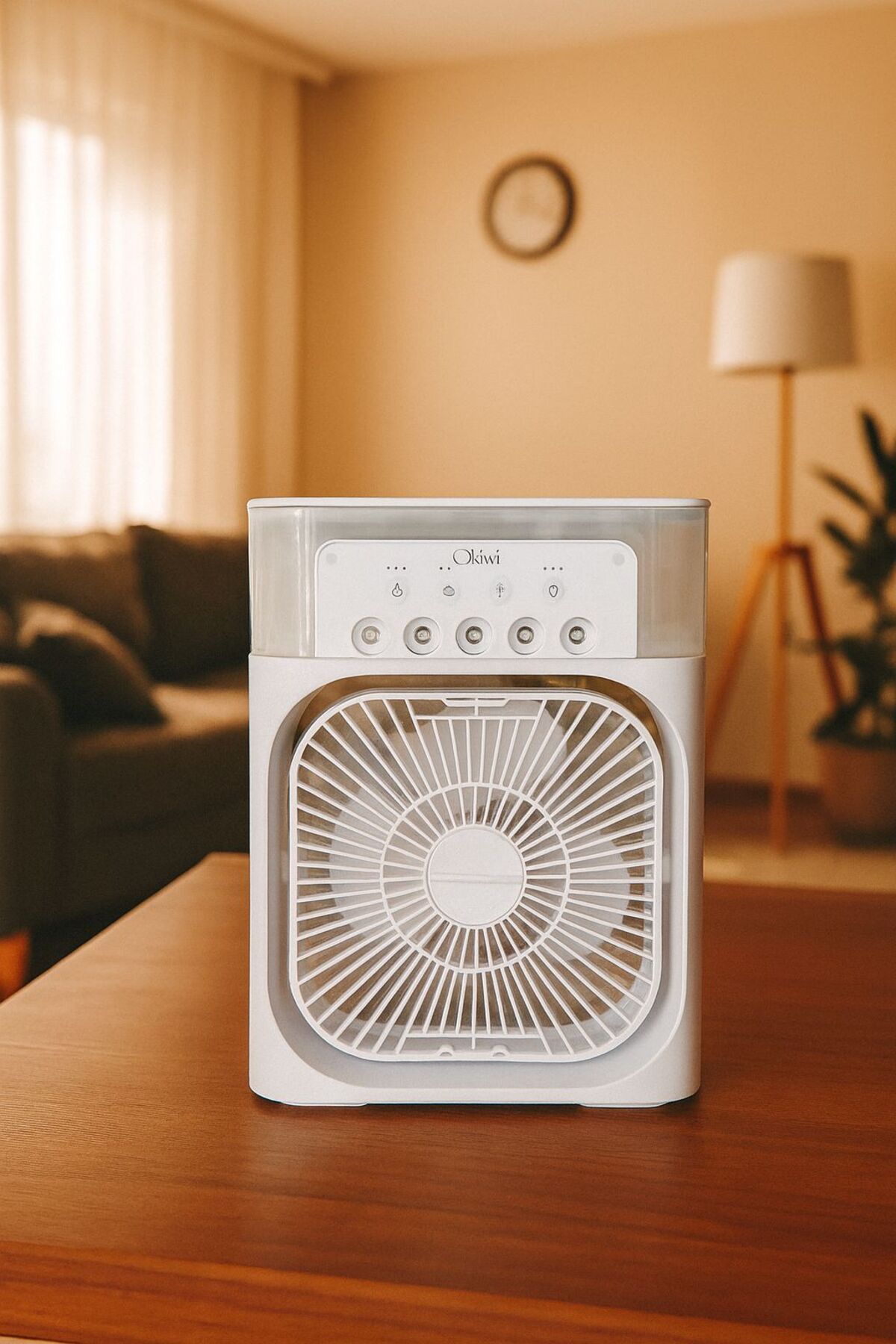 ALLEGRI Kiwi KFAN-7655 Elite Serisi Soğuk Buharlı Fan – Modern & Minimal Masa Tipi Klima