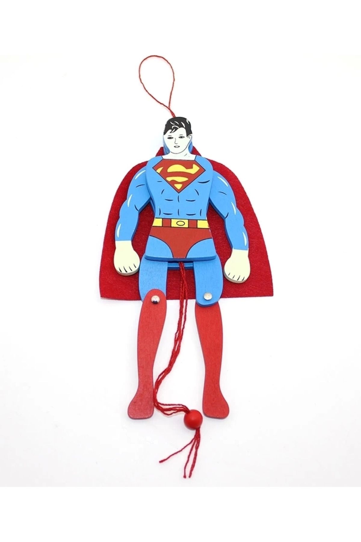 Generic Ahşap Salanan Süperman Figürü Alk1194