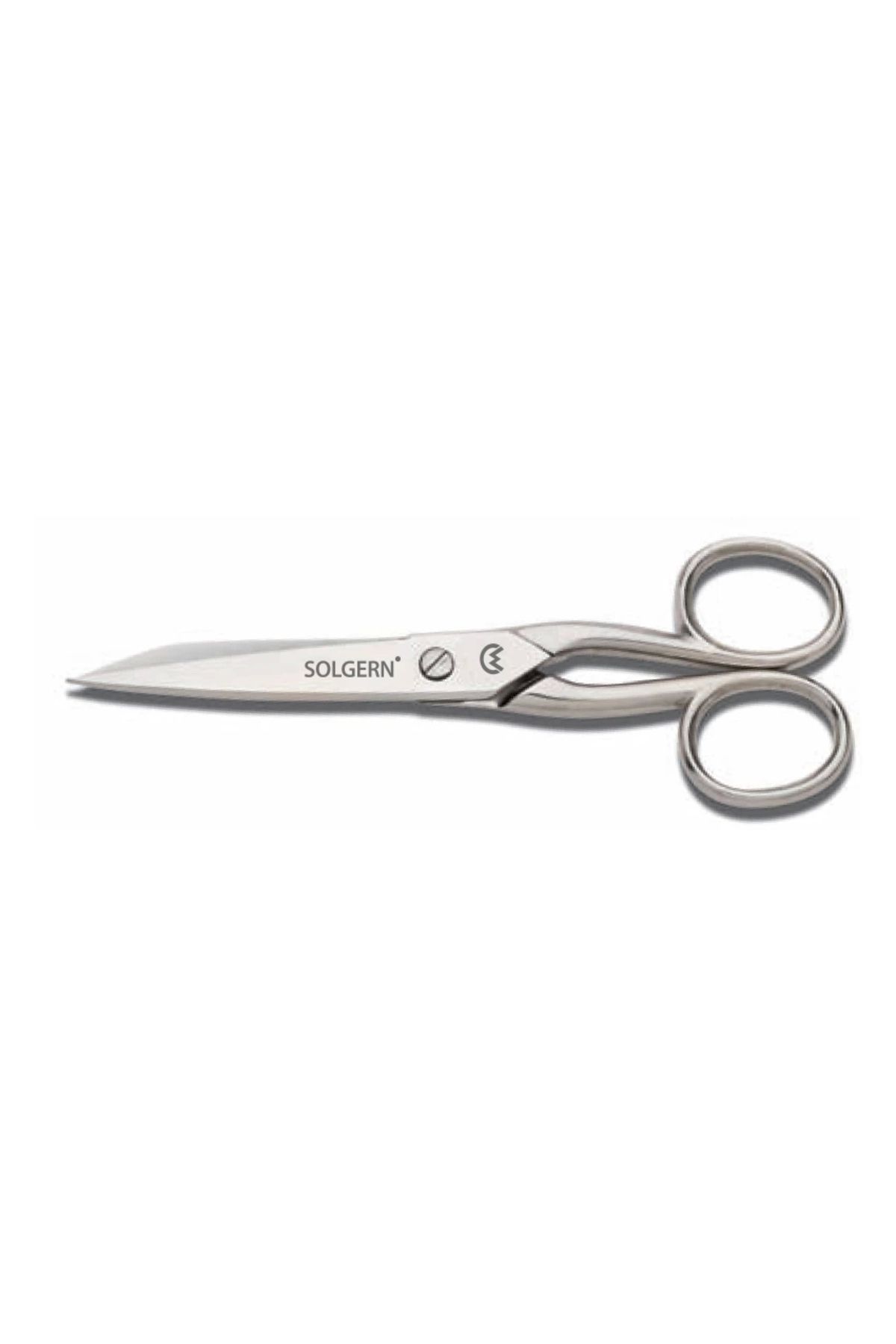 Nemere M-218 Sivri Uçlu İplik Temizleme Makası No: 5,5 inç / 13,97 cm - Nikel Kaplama