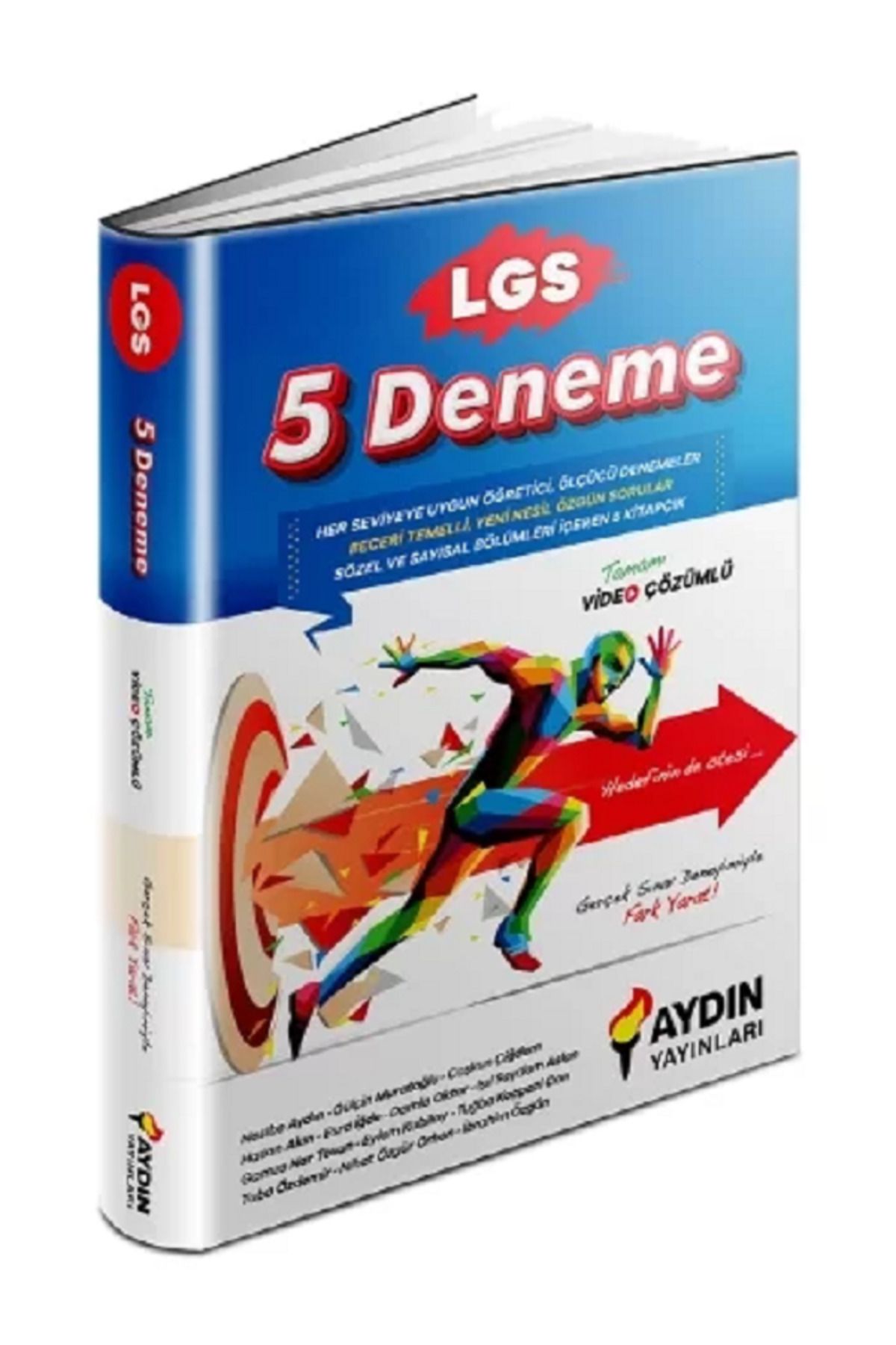 Evrensel İletişim Yayınları 8.Sınıf LGS Aydın Yay. 5'Li Deneme Seti / Gerçek Sınav Deneyimi / Sözel Sayısal / Video Çözümlü