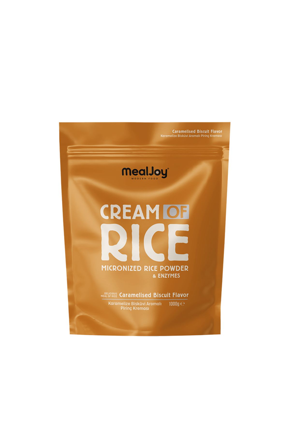 Mealjoy Cream Of Rıce Karamelize BİSKÜVİ 1000g Pirinç Kreması 20 Servis- Karbonhidrat