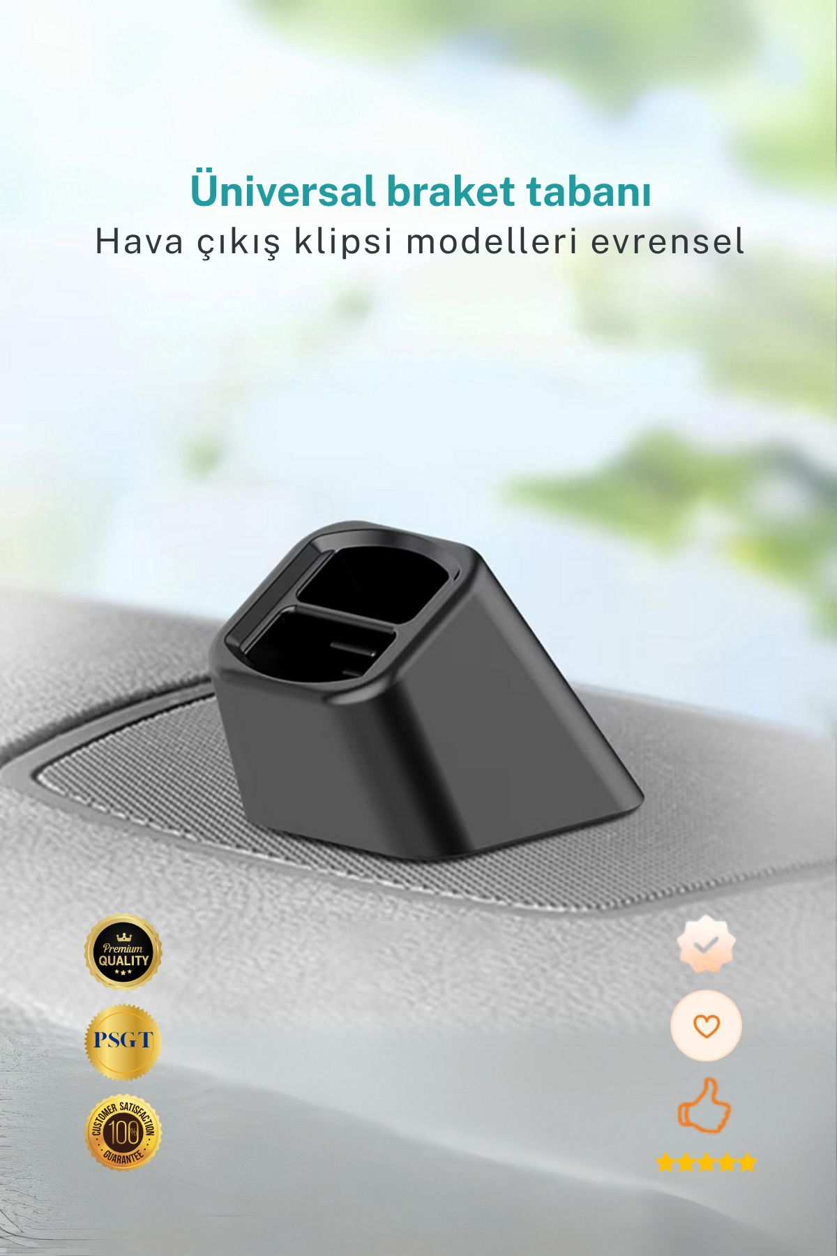 PSGT Evrensel araç telefon tutucu aksesuarı hava firar klip manyetik tabanı Dashboard CepTelefonu standı