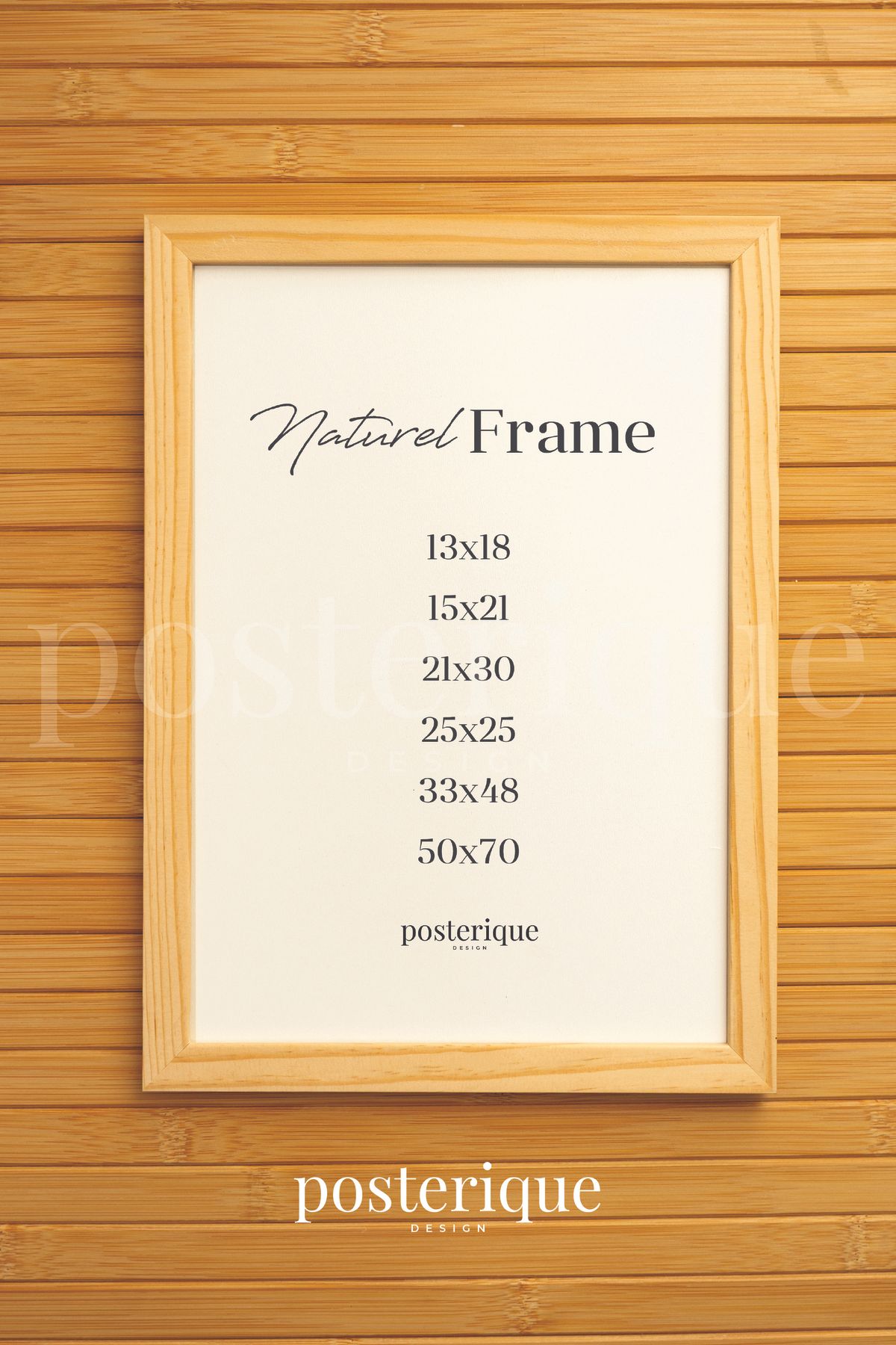 posterique Ahşap Çerçeve Boş Çerçeve Postersiz Çerçeve Boş Tablo Boş Çerçeve