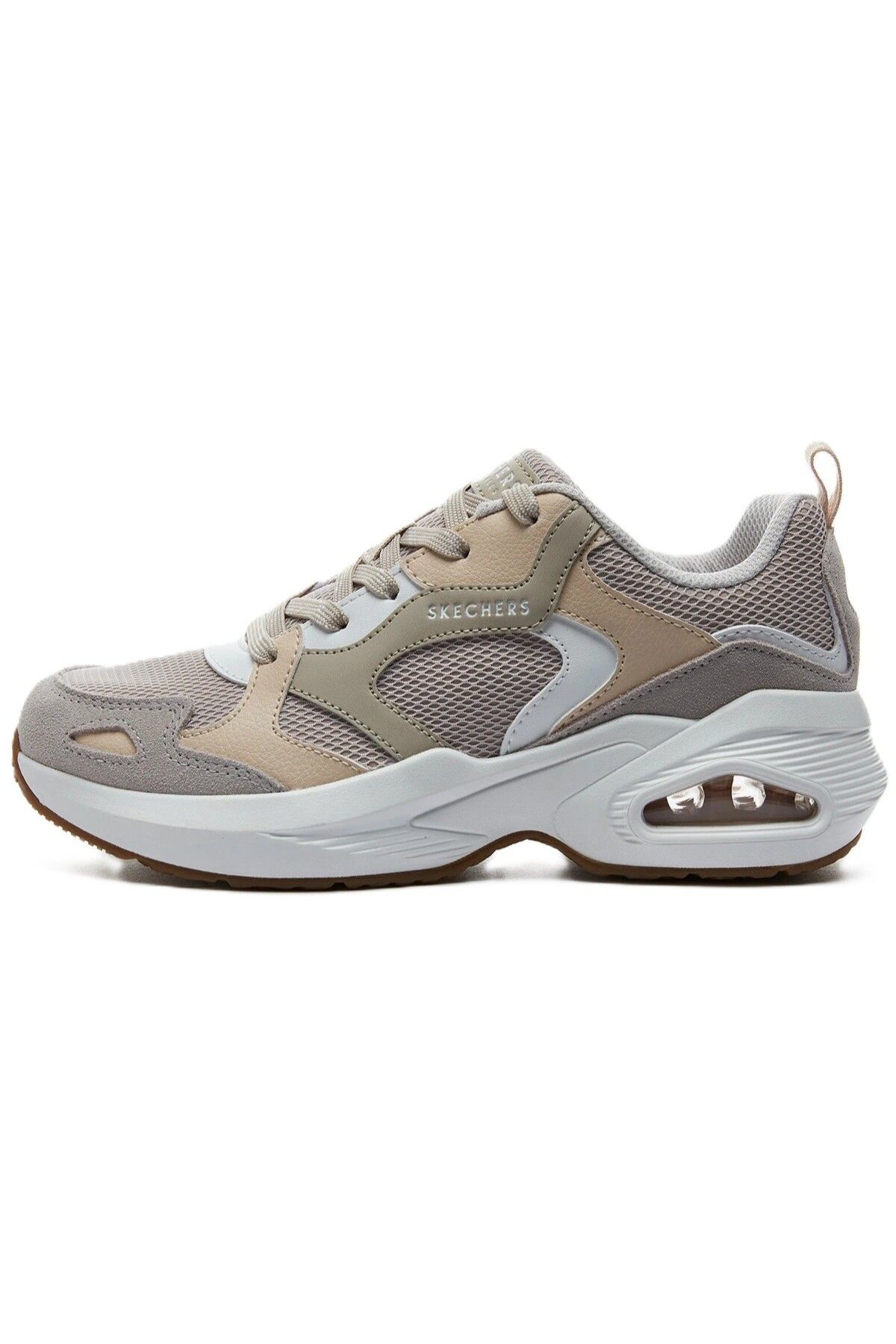 SKECHERS M-Uno Memory Foam Leather Womens Sneaker Hakikİ Deri Hafızalı Taban Kadın Günlük Spor Ayakk