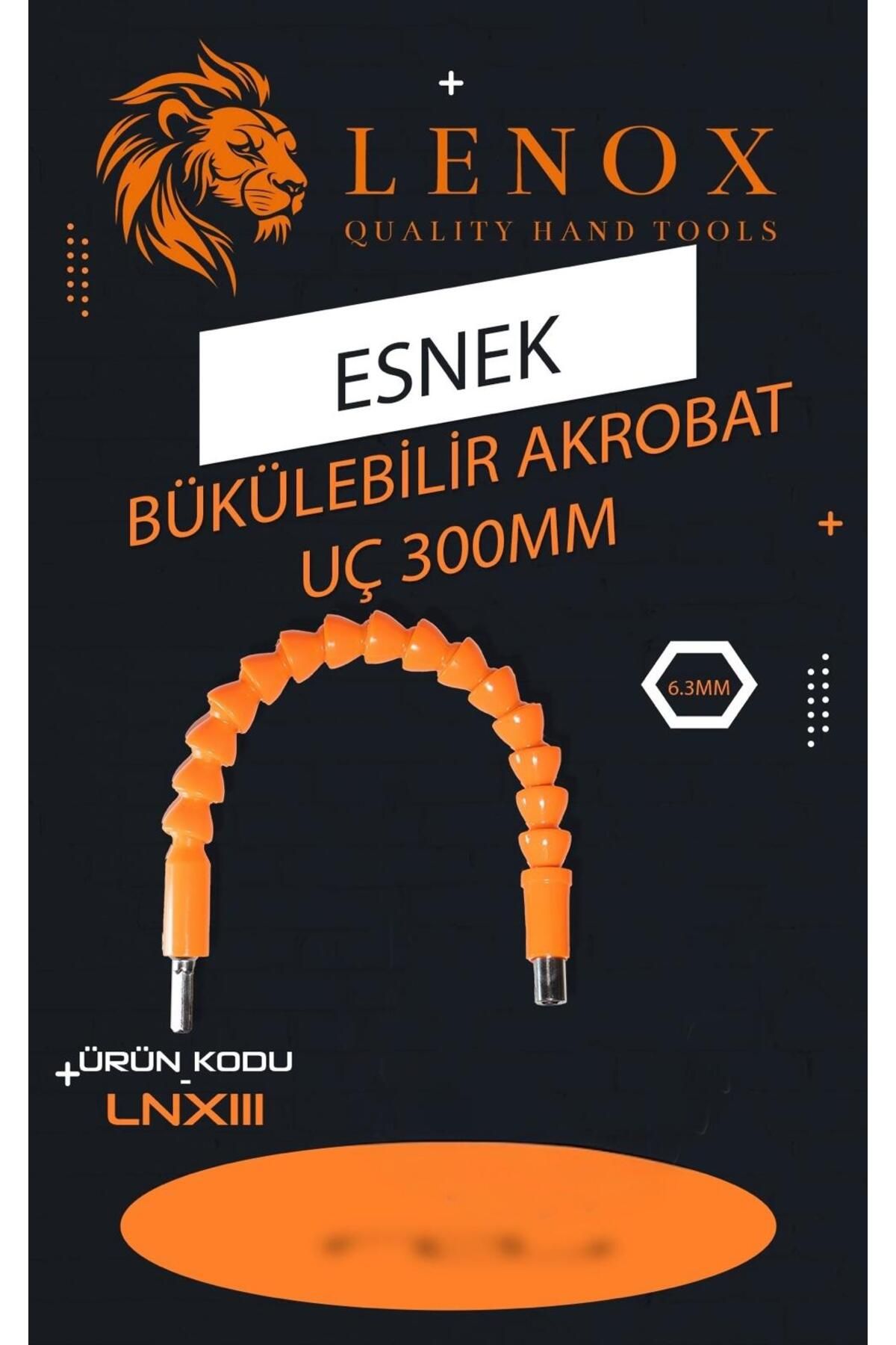 Lenox Tools Esnek Matkap Ucu Bits Uzatma Bükülebilir Sert Güçlü 300 Mm Akrobat Bits Uç