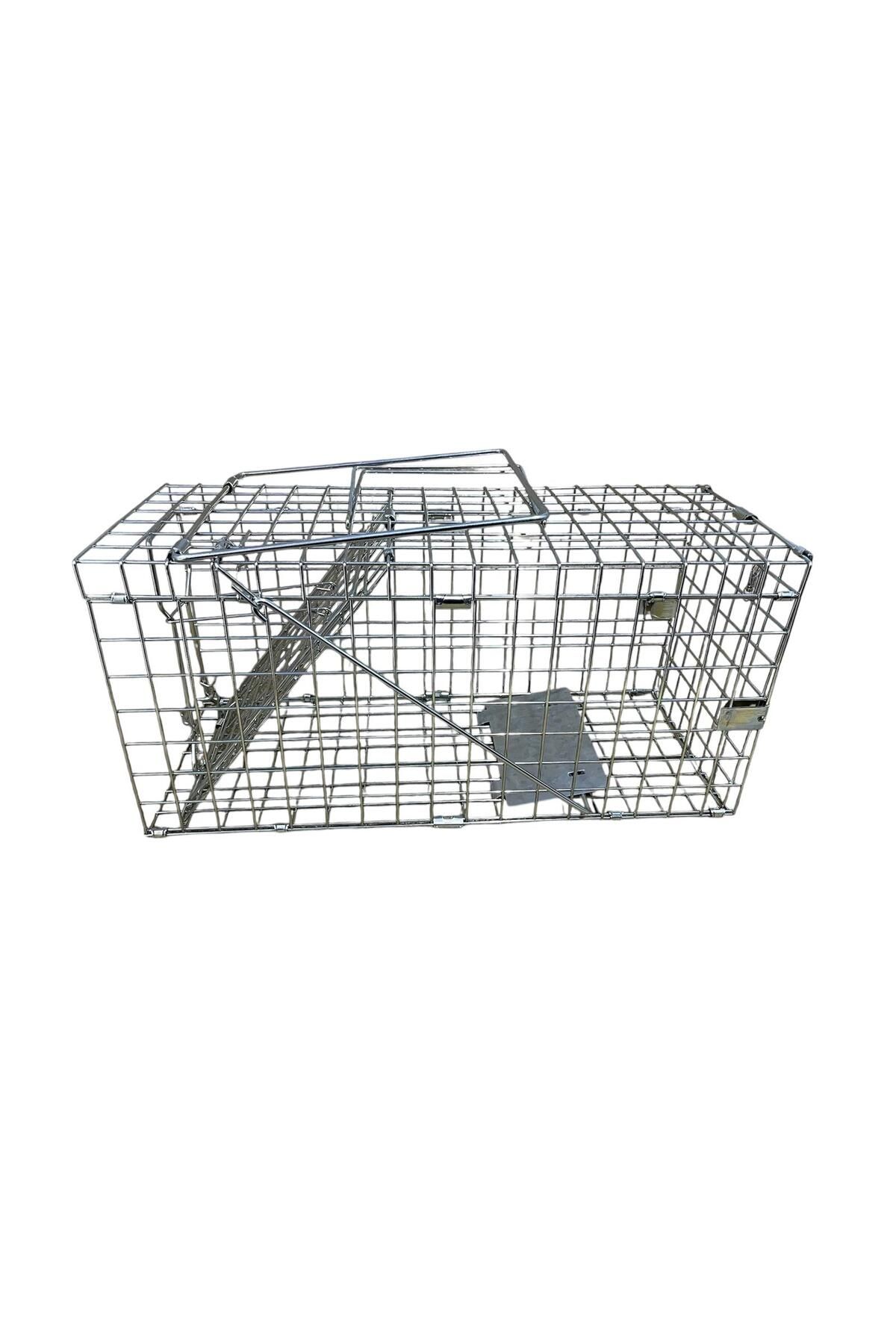 EkVet Yakalama Kapanı Katlanır 45 X 18 X 21 cm Çift Kapılı