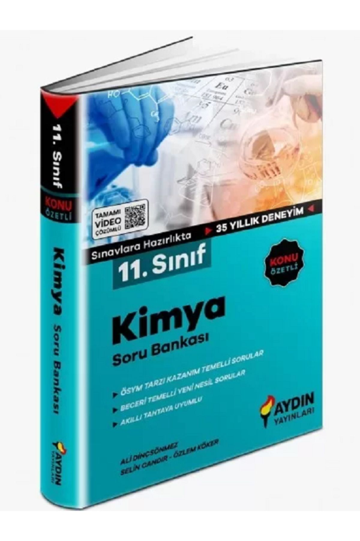 Evrensel İletişim Yayınları 11.Sınıf Aydın Yay. KİMYA Soru Bankası / Konu Özetli / Sınavlara Hazırlık / Video Çözümlü