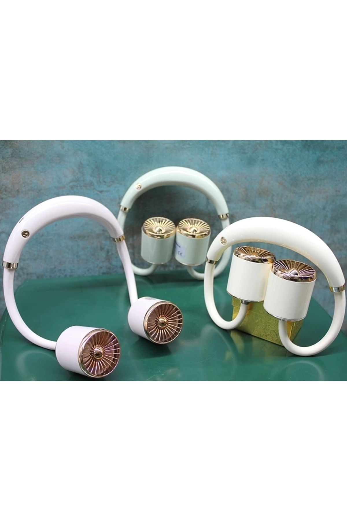 Generic Kuromi Şarjlı Boyun Fanı Vantilatör 3 Kademeli Alk2688