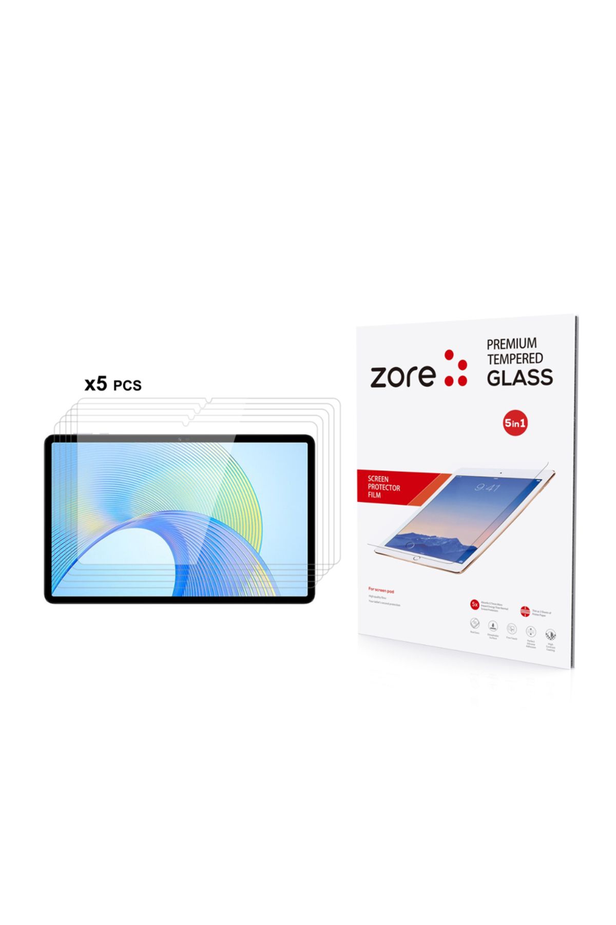 Vexor Honor Pad X9 Uyumlu UCY 5in1 Tablet Temperli Cam Ekran Koruyucu