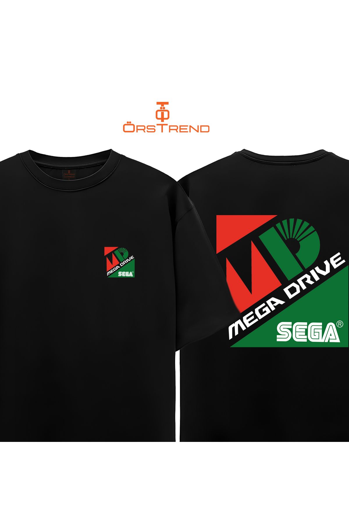 ÖRSTREND Sega Mega Drive Baskılı Oversize Unisex Tişört
