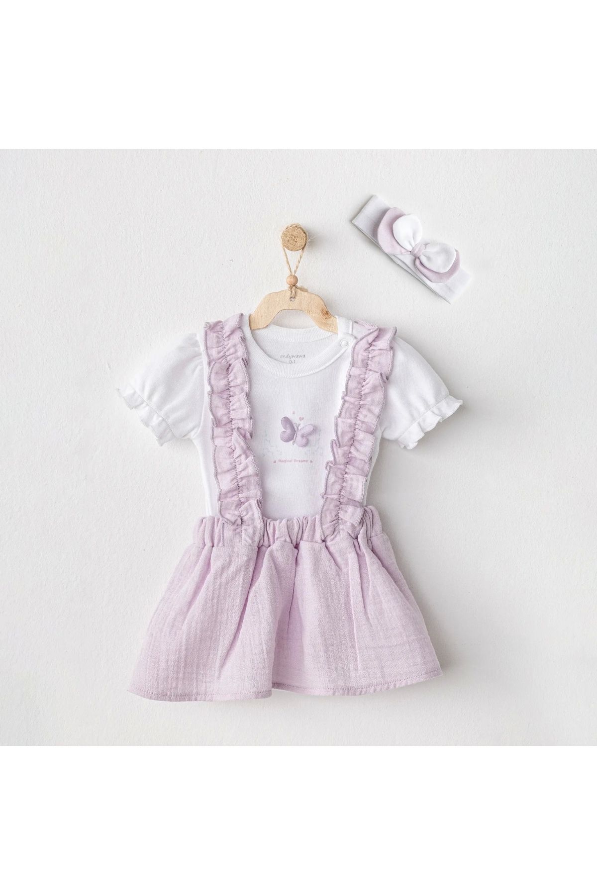 Akm Life Ac25577 Magical Butterfly 3'lü Takım Lila