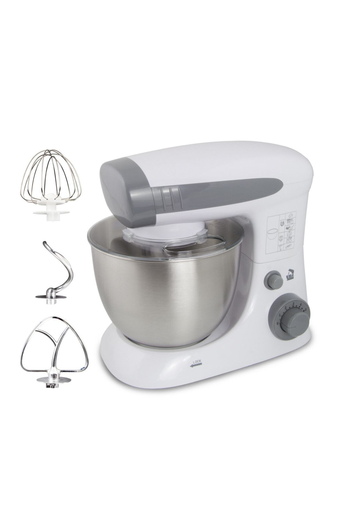 Anyta Cooking-Professional mixer with Assistant Cooking bowl, 800W, 4L, 6 speeds with pulse function 1