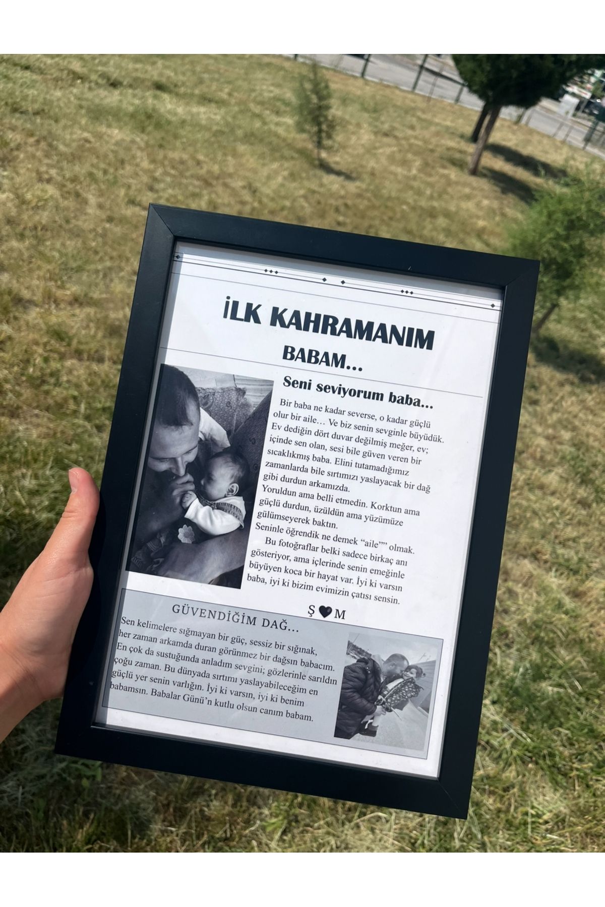 naylişhome babalar için kişisel tasarım tablo