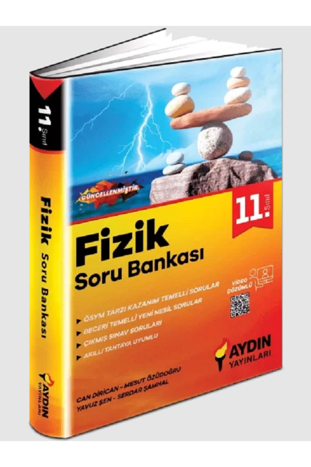 Evrensel İletişim Yayınları 11.Sınıf Aydın Yay. FİZİK Soru Bankası / Sınavlara Hazırlık / Ösym Tarzı / Video Çözümlü
