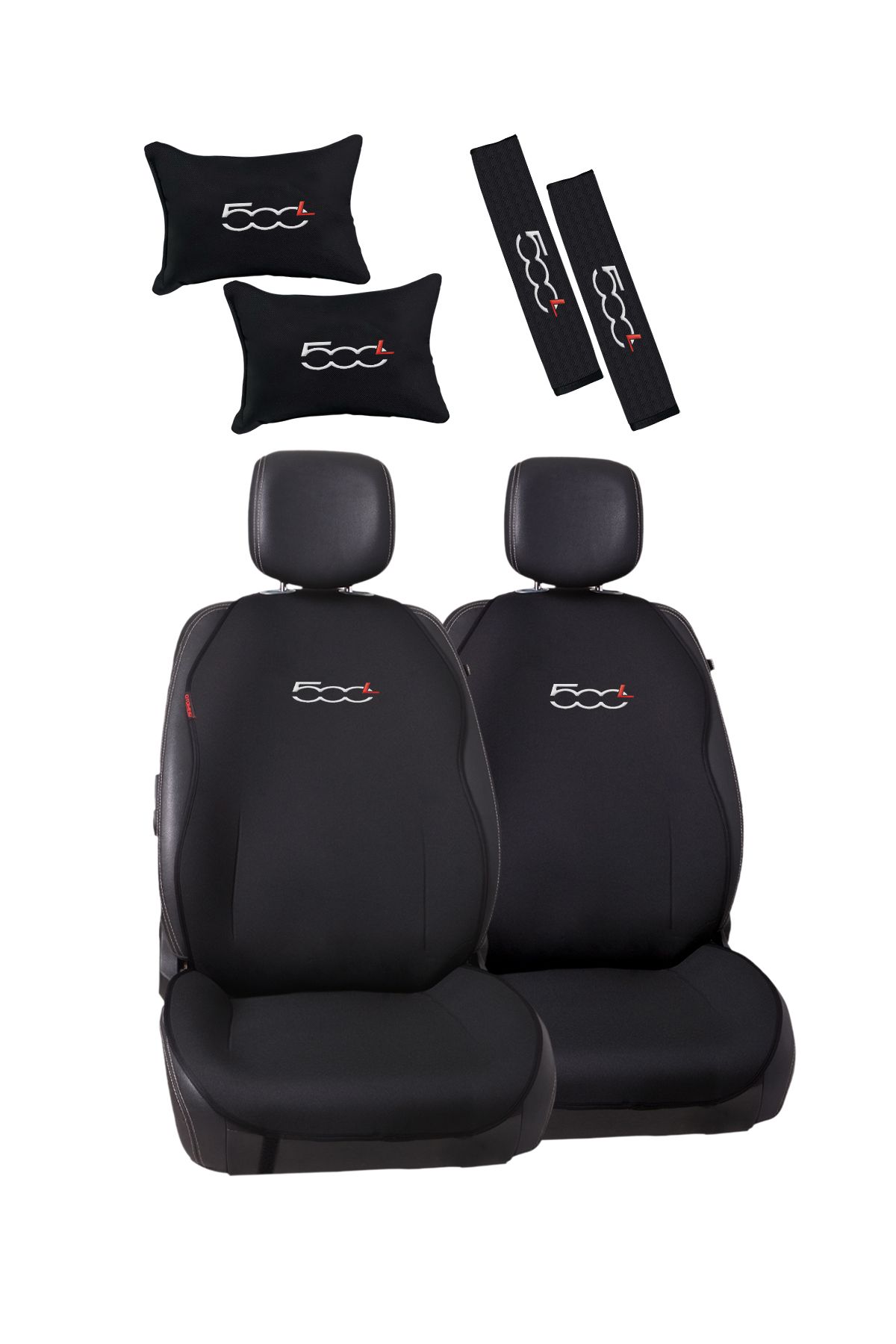 otomind Fiat 500L Nakışlı Dokuma Oto Minder ve Konfor Seti