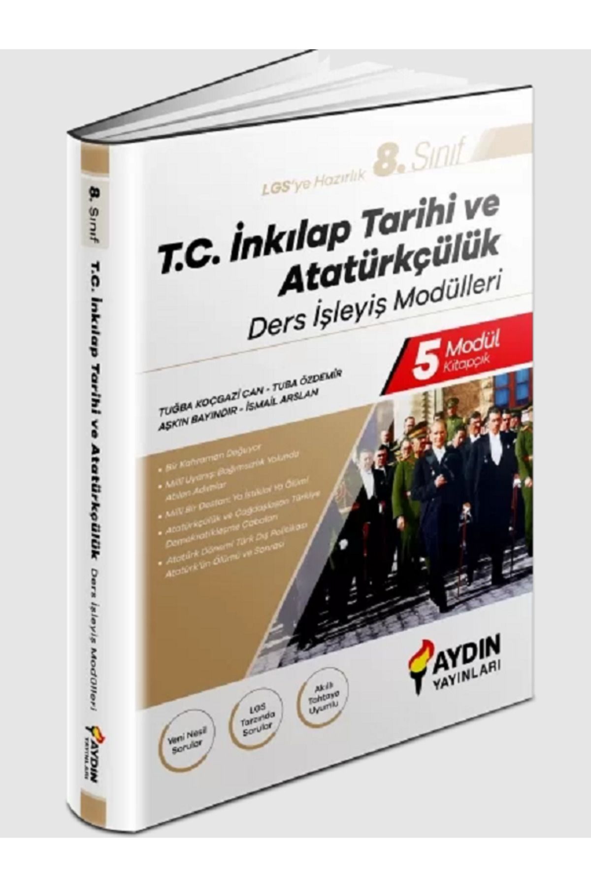 Evrensel İletişim Yayınları 8.Sınıf LGS Aydın Yay. İnkılap Tarihi ve Atatürkçül Ders İşleyiş Modülleri / 5 Modül / Video Çözümlü
