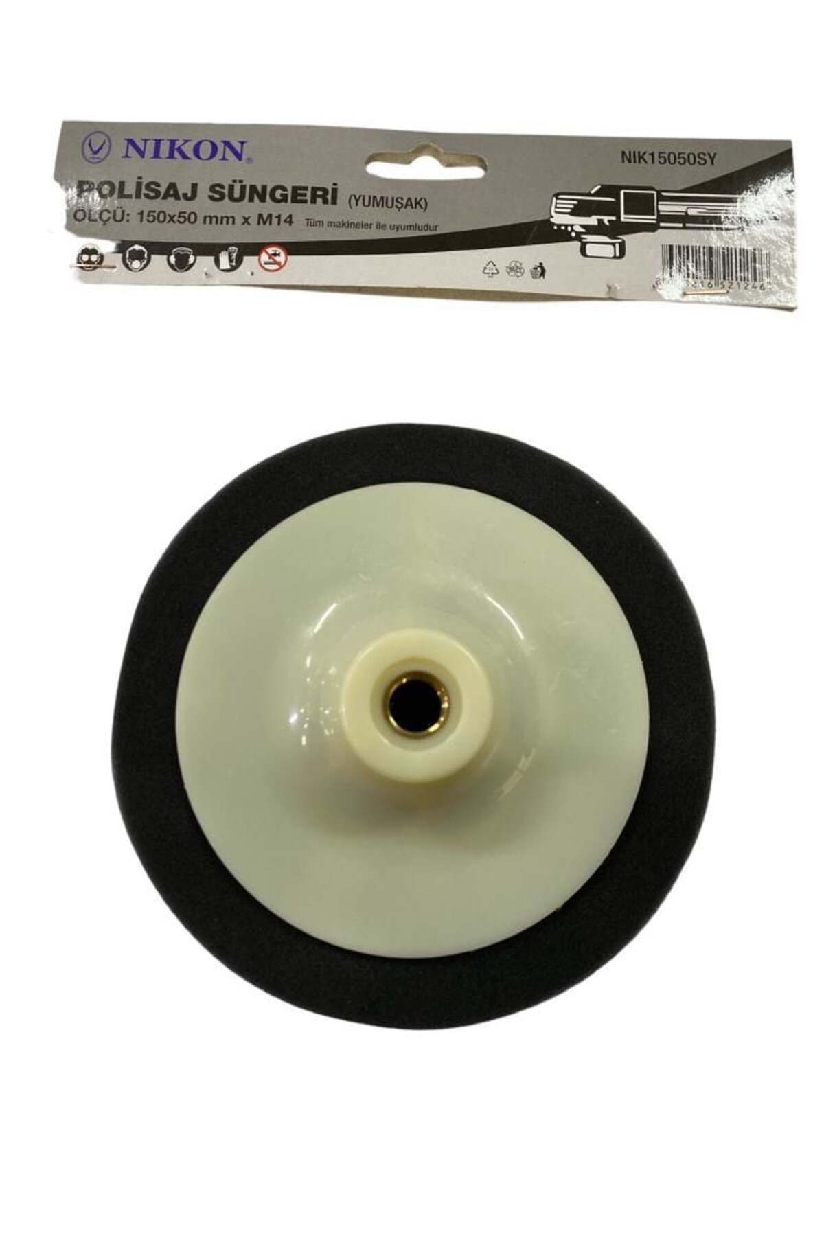 Toptan Bulurum Nikon 15050SY Polisaj Süngeri 150 mm Siyah Yumuşak